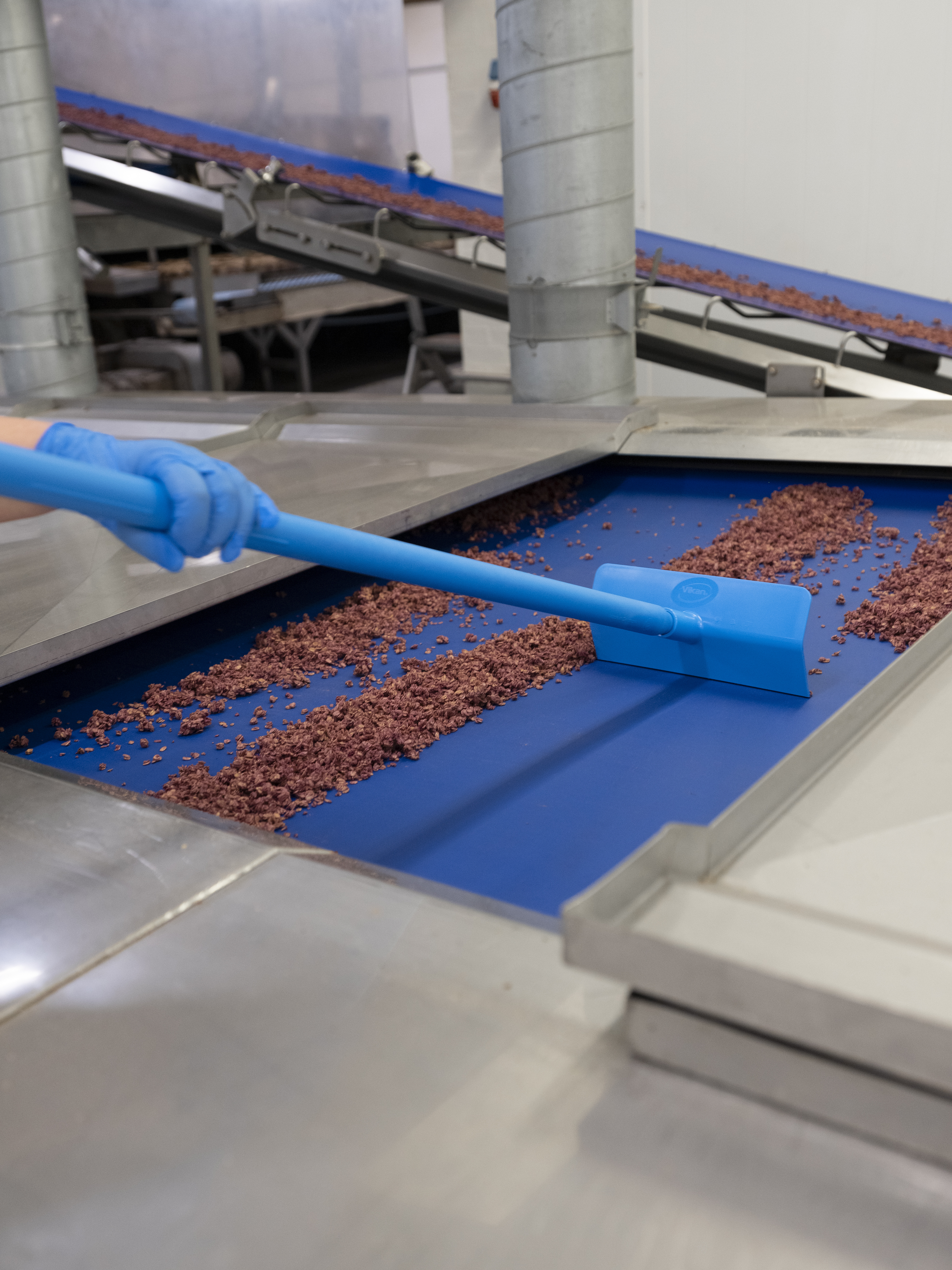 Vikan Push-Pull Hoe, 270 mm, Blue