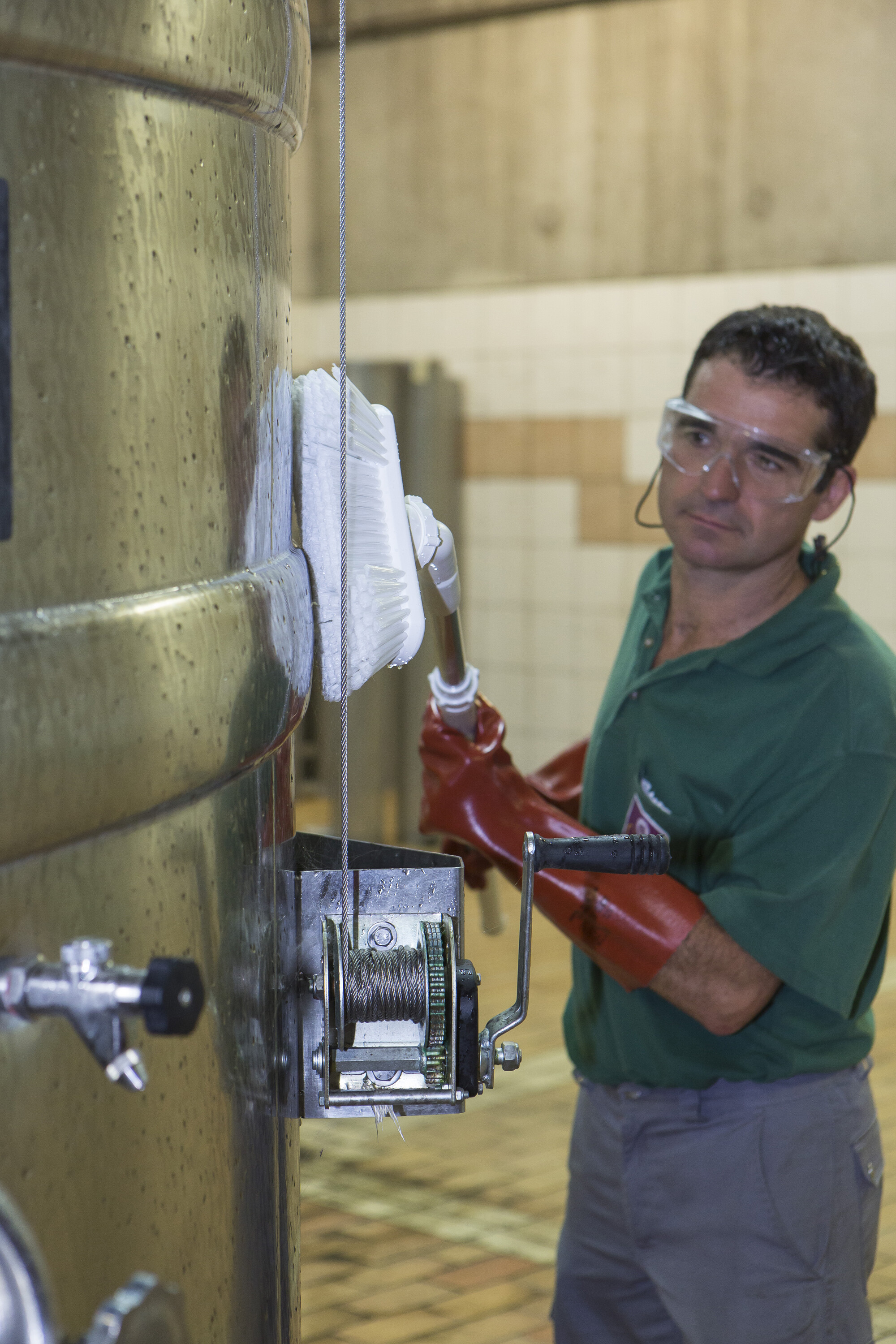 Vikan Aluminum Telescopic handle, 1575 mm, , Blue