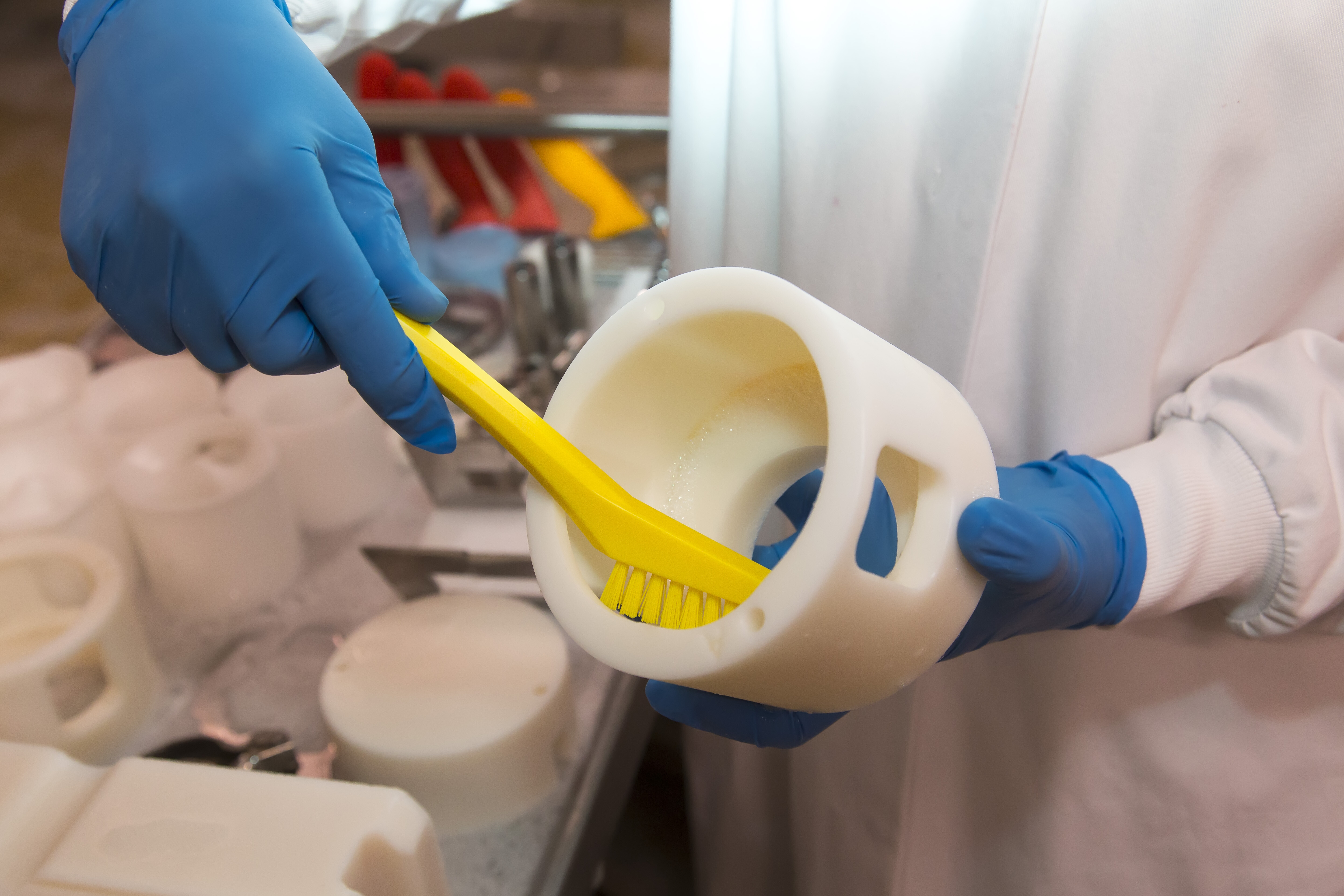 Vikan Detail Brush, 205 mm, Very hard, Blue