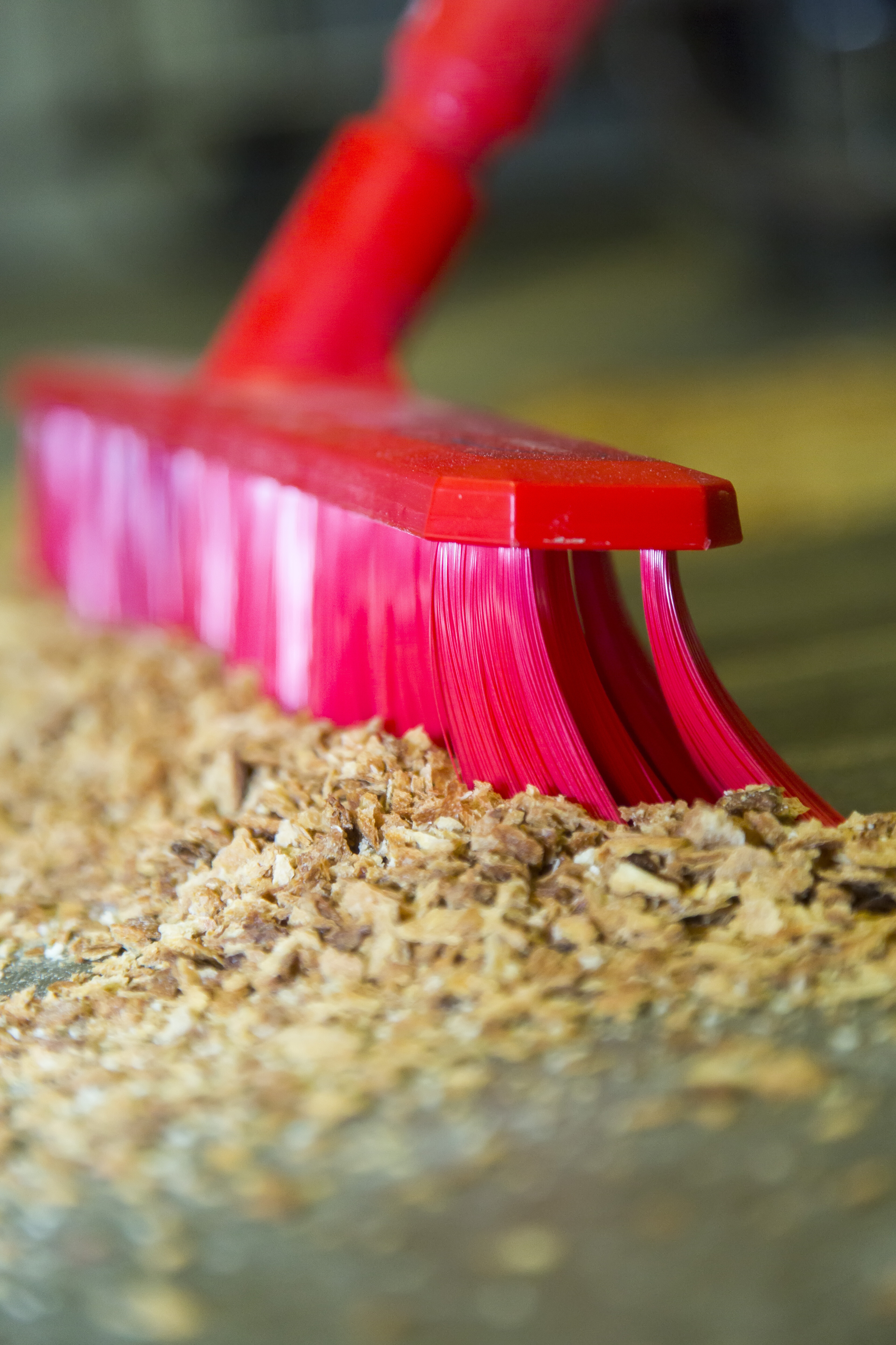 Vikan UST Broom, 400 mm, Medium, Blue