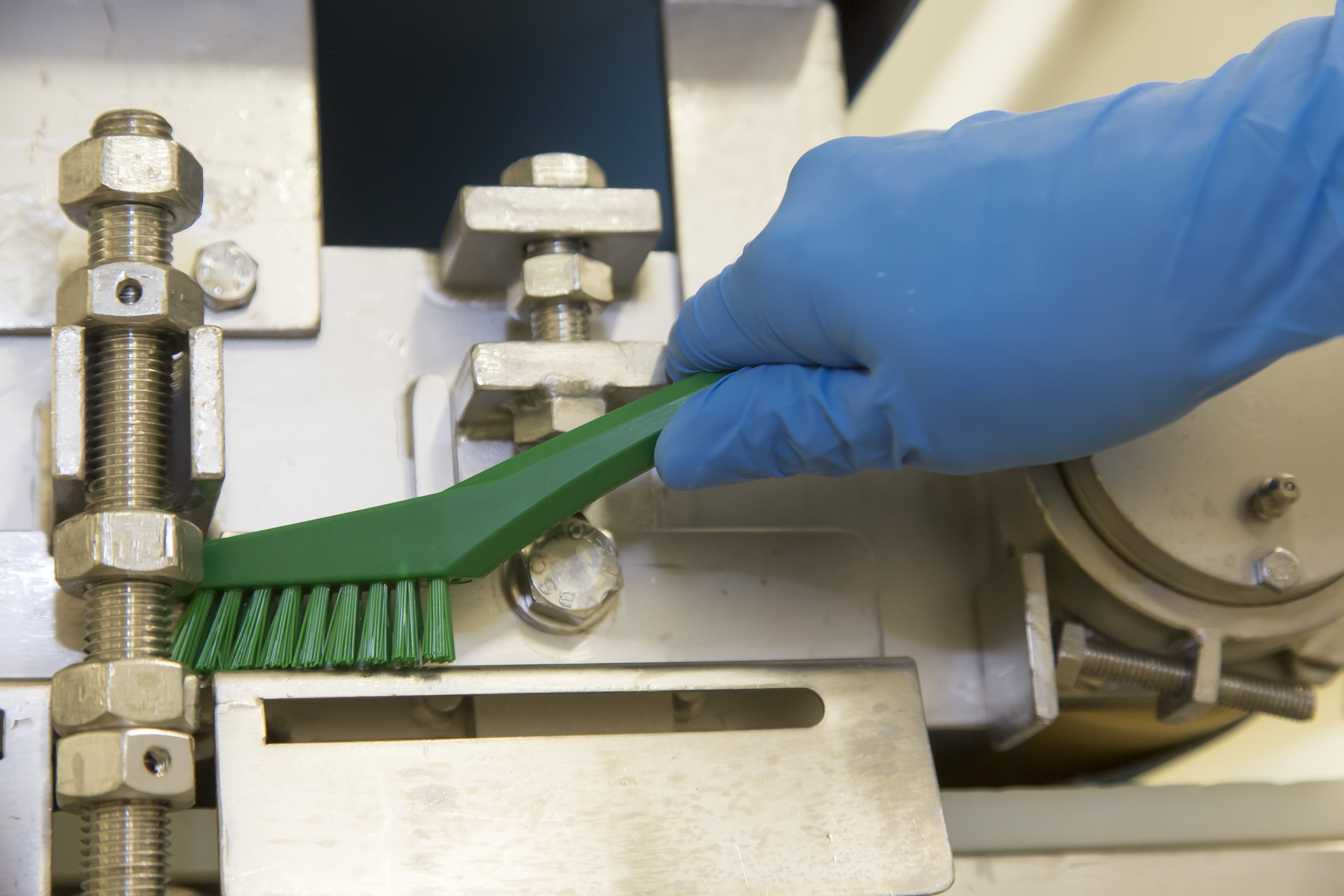 Vikan Detail Brush, 205 mm, Very hard, Blue