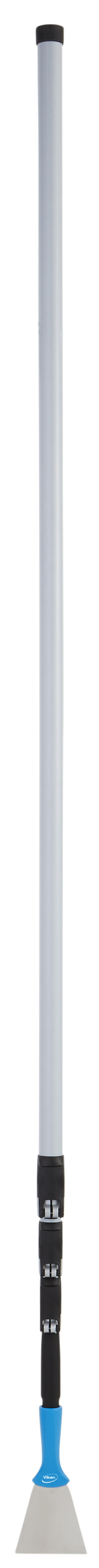 Vikan Stainless Steel Scraper with Threaded Handle, 100 mm, Blue