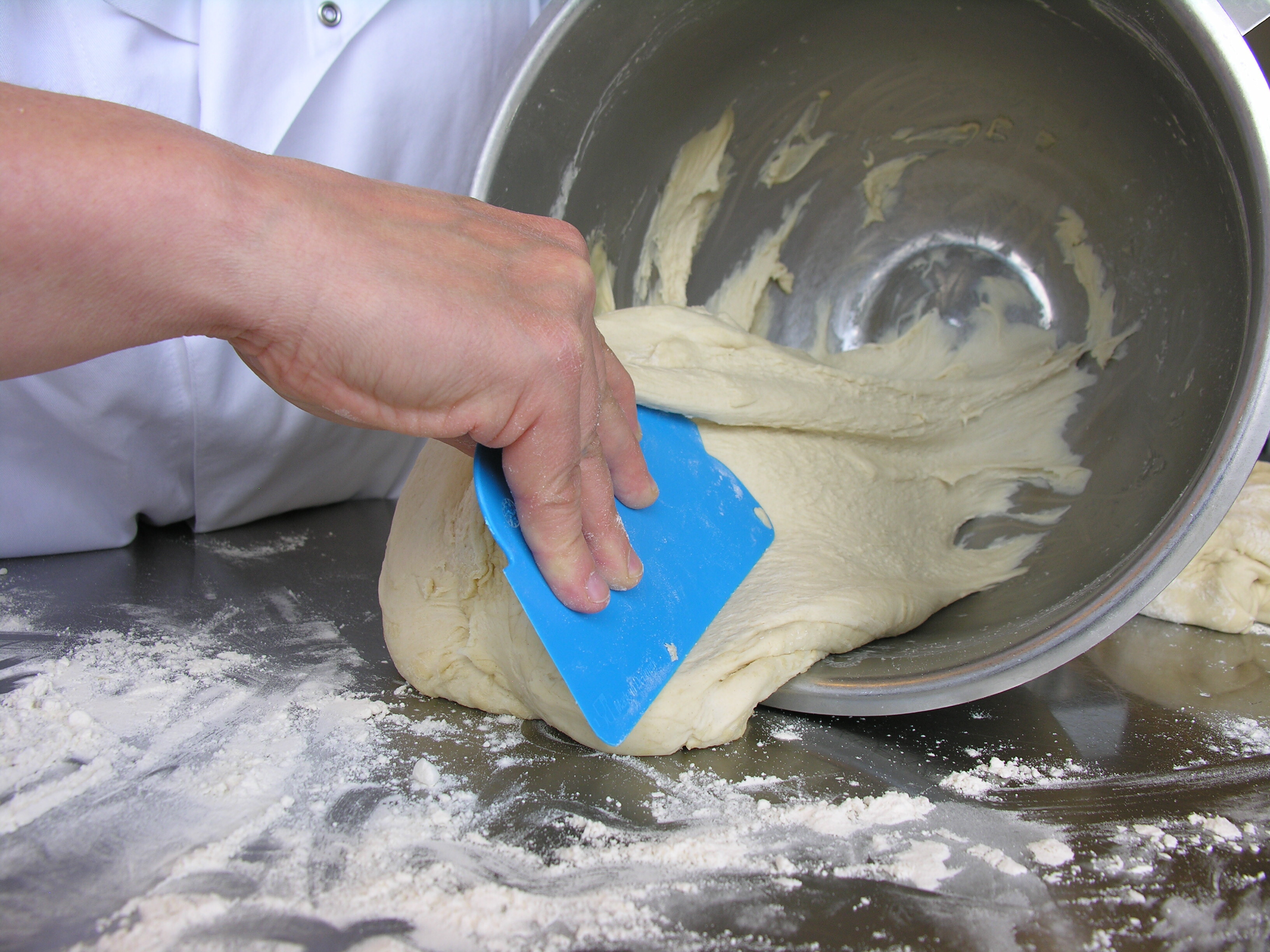 Vikan Hand Scraper, flexible, 165 mm, , Blue