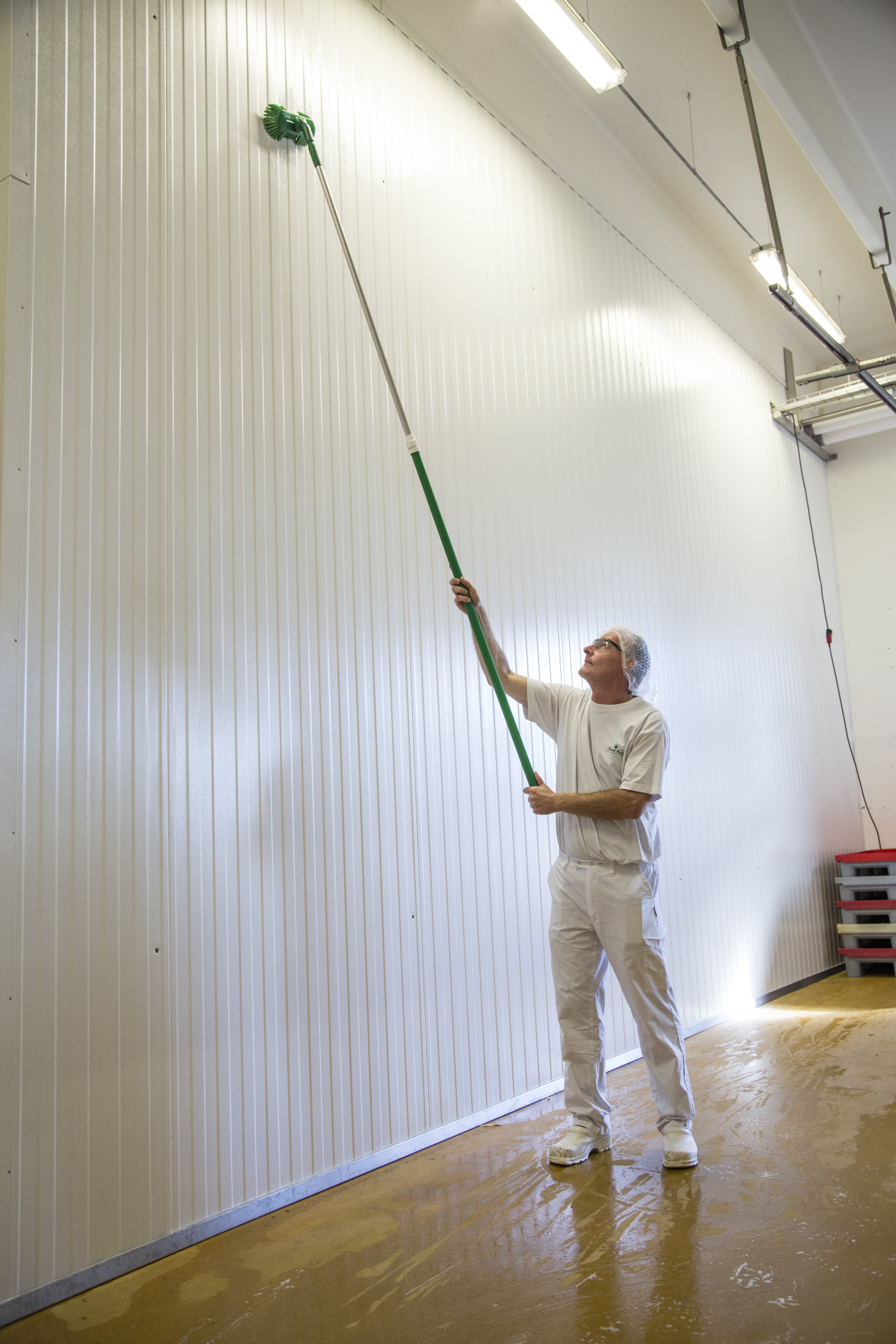 Vikan Aluminum Telescopic handle, 1575 mm, , Blue