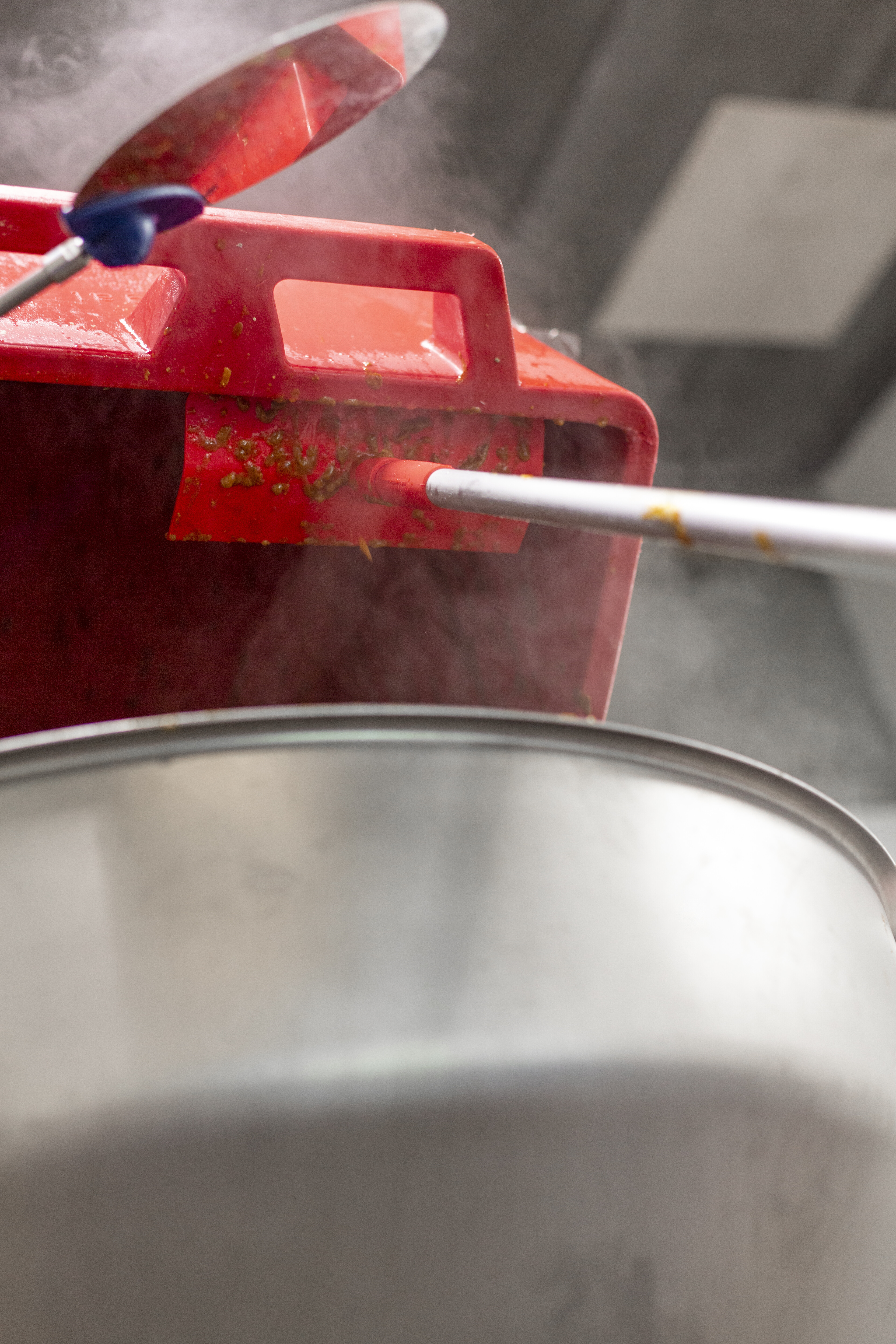 Vikan Push-Pull Hoe, 270 mm, Blue