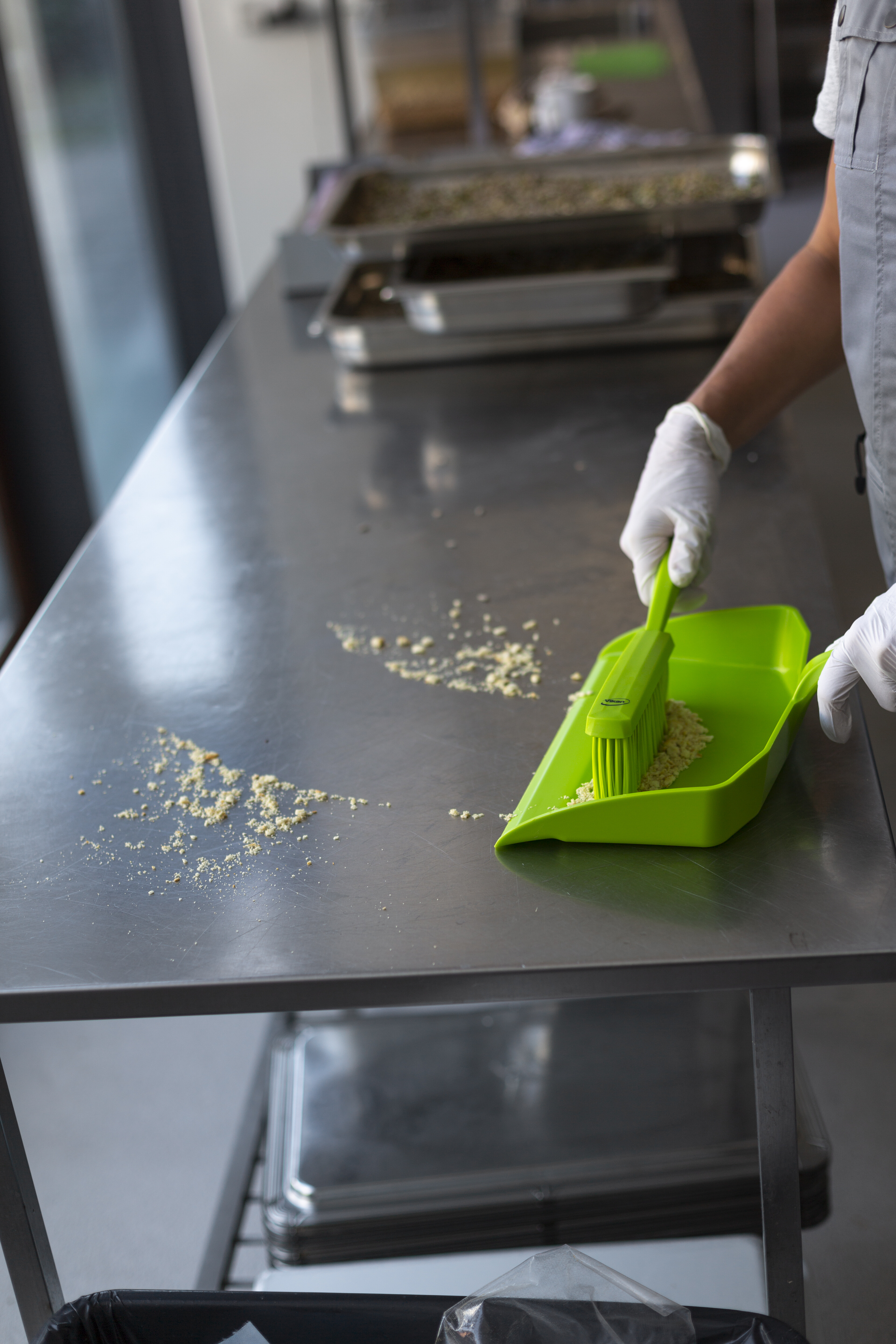 Vikan Hand Brush, 330 mm, Soft, Blue