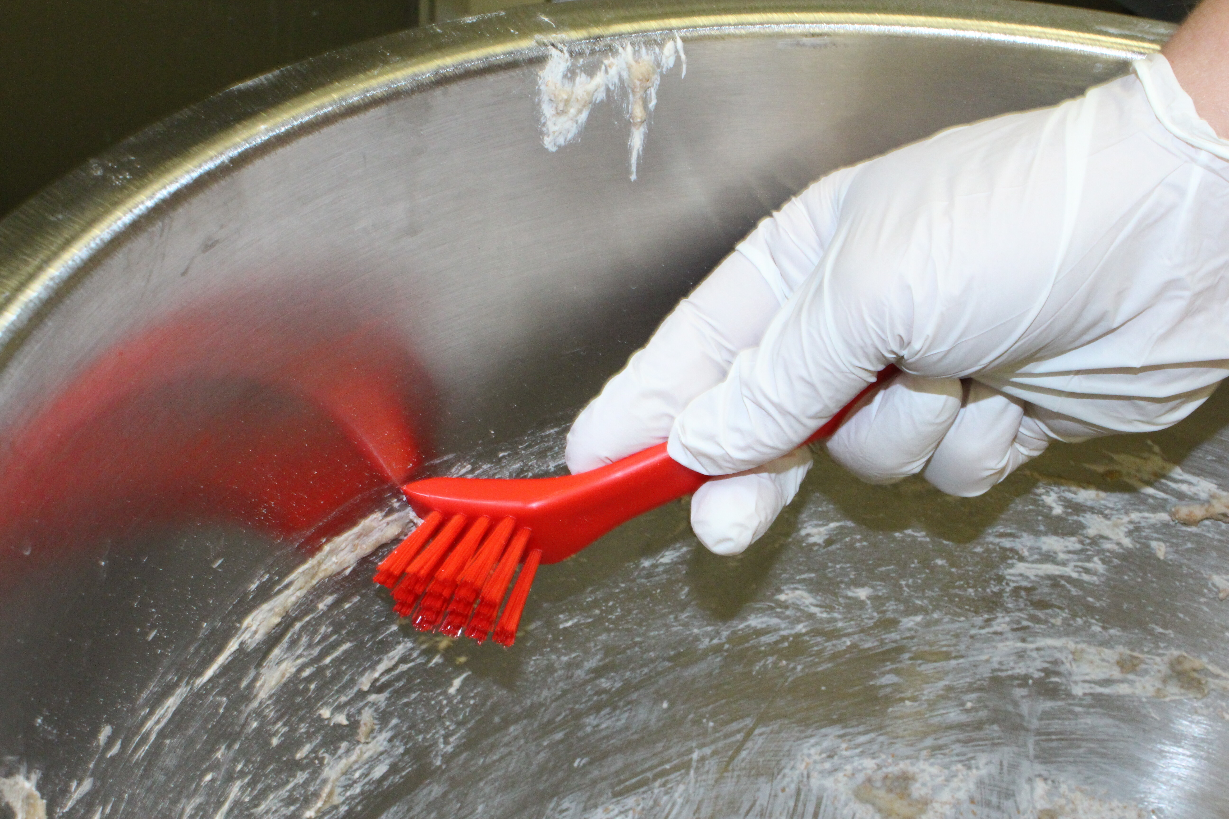 Vikan Detail Brush with Scraping Edge, 150 mm, Hard, Blue