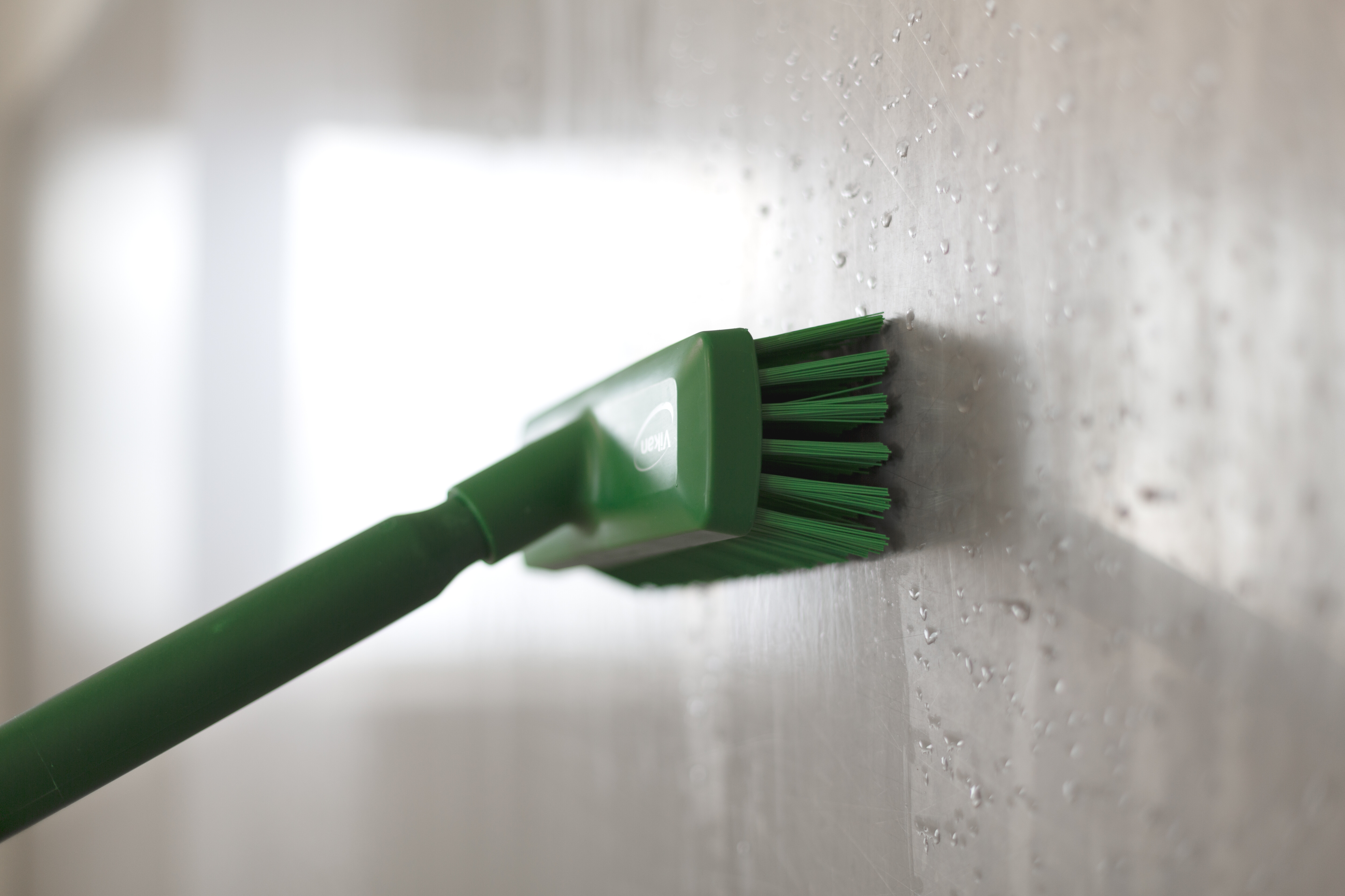 Vikan, Compact Wall/Deck Scrub, 225 mm, Hard, Blue