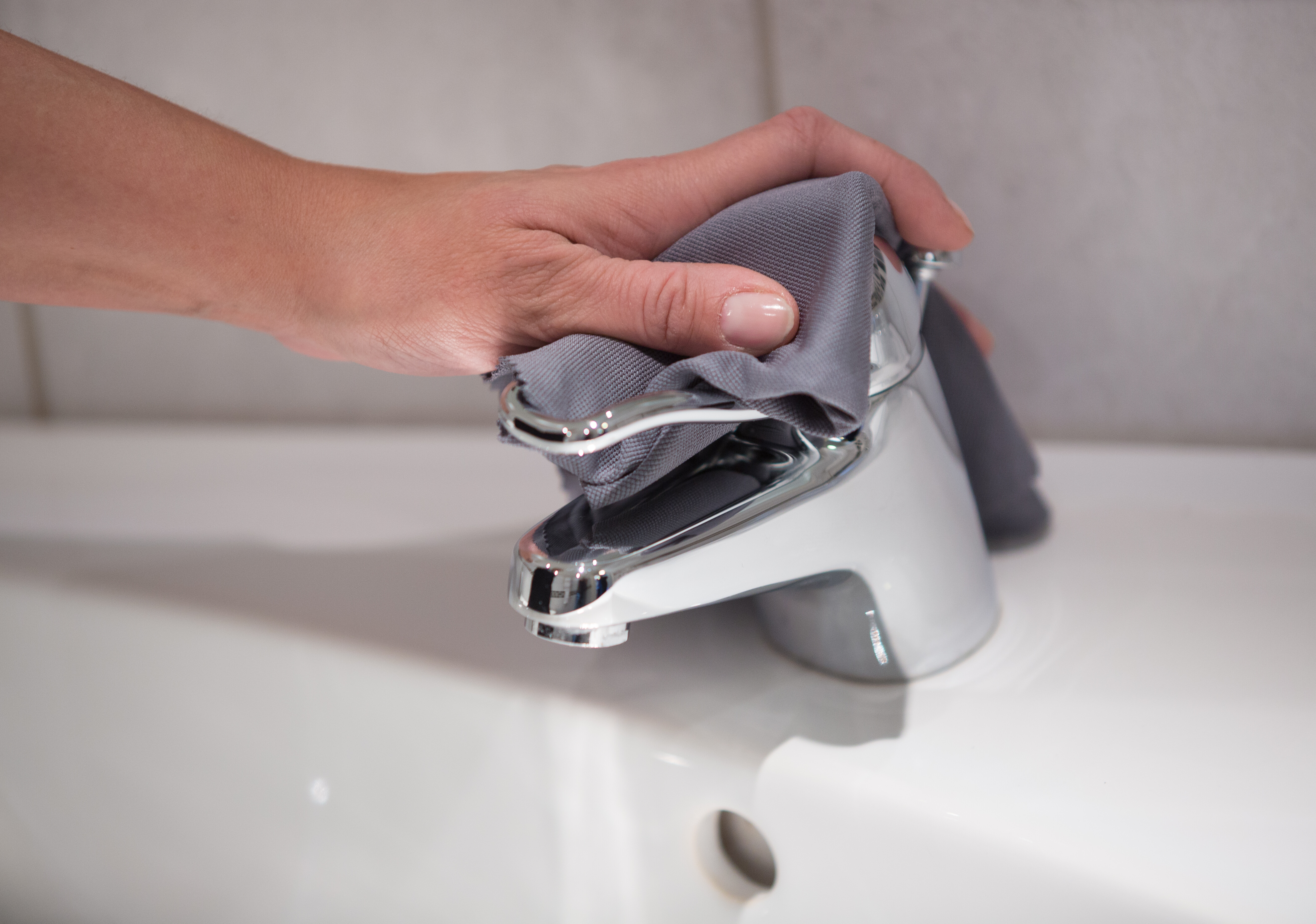 Vikan Microfibre Lustre Cloth, 40 x 40 cm, Blue