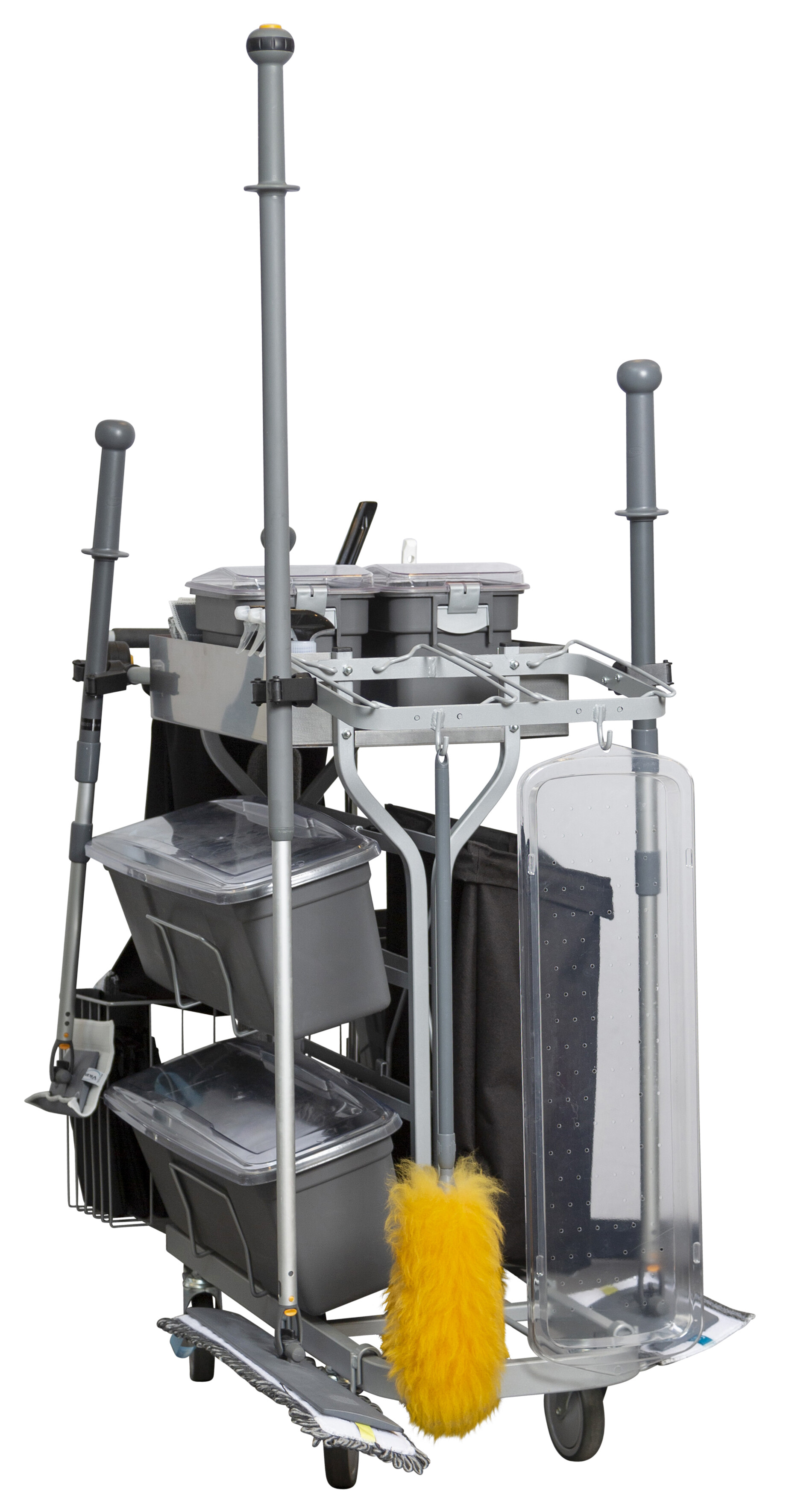 Vikan Restroom Cleaning Package, System Size 60 cm, Grey
