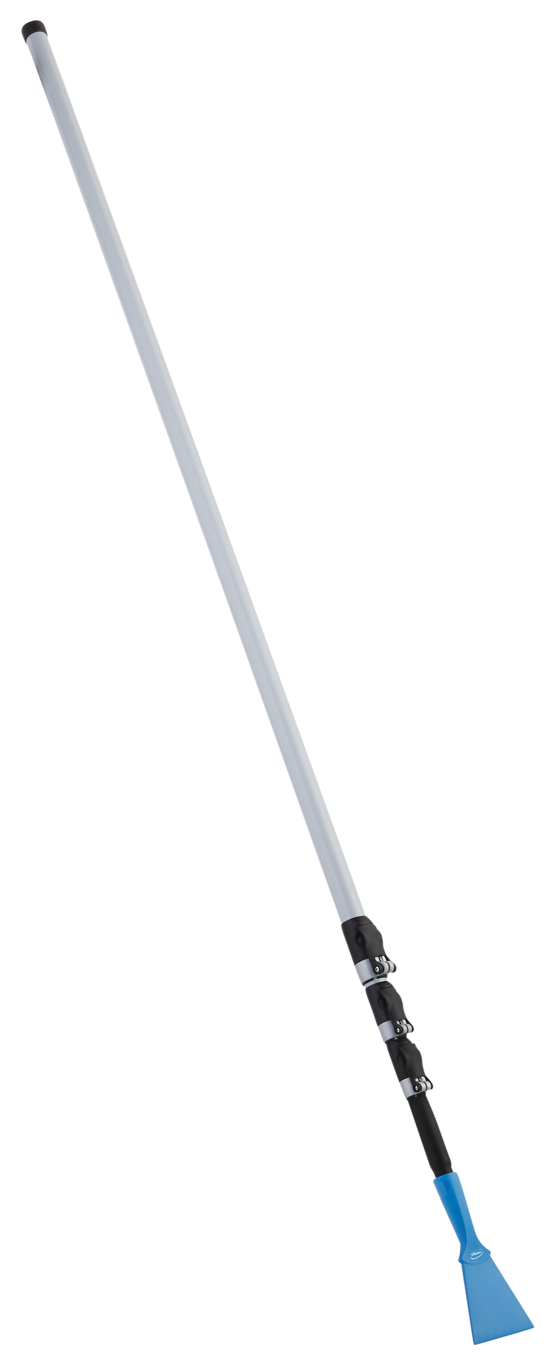 Vikan Nylon Scraper with Threaded Handle, 100 mm, Blue