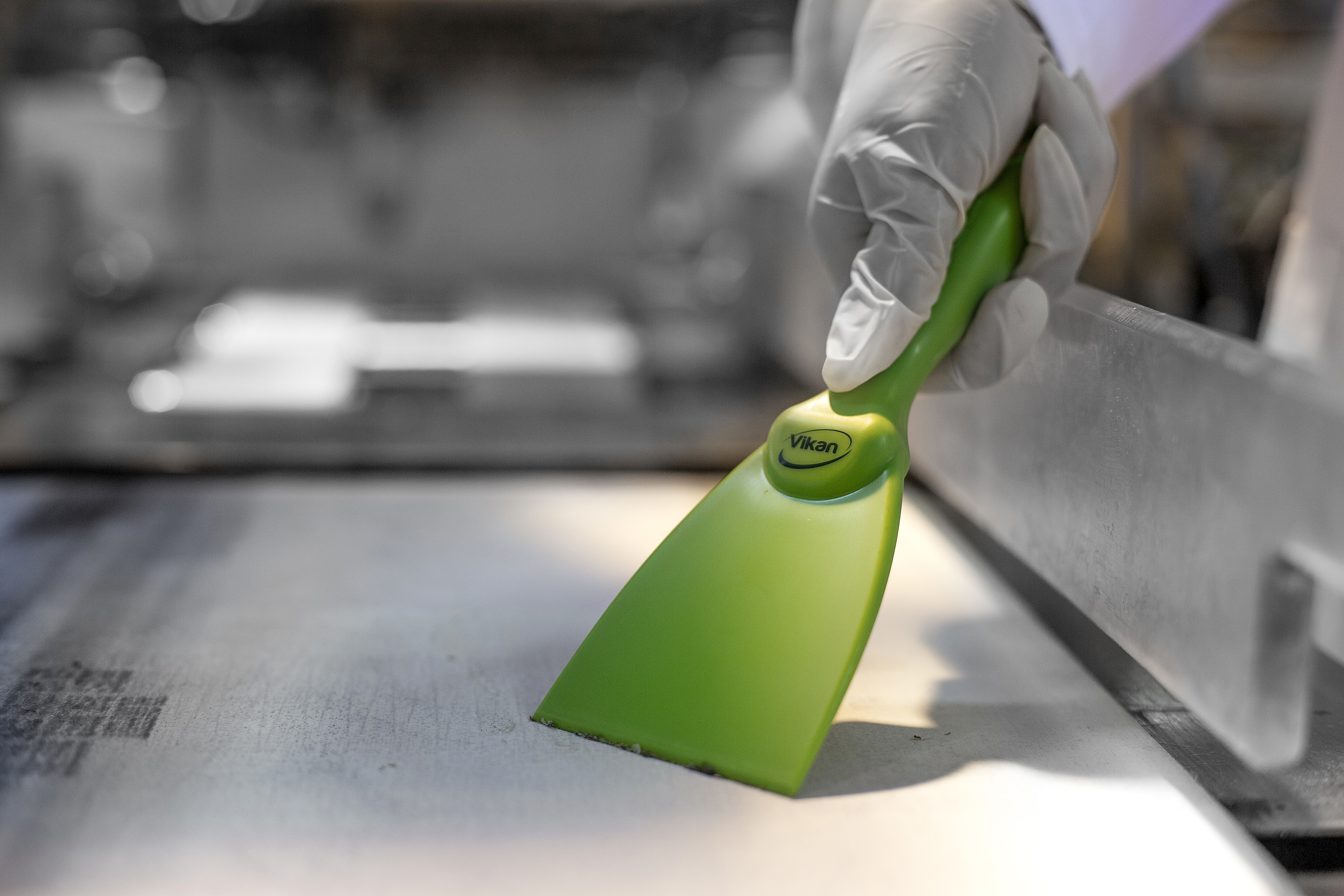 Vikan Hand Scraper, 75 mm, Blue