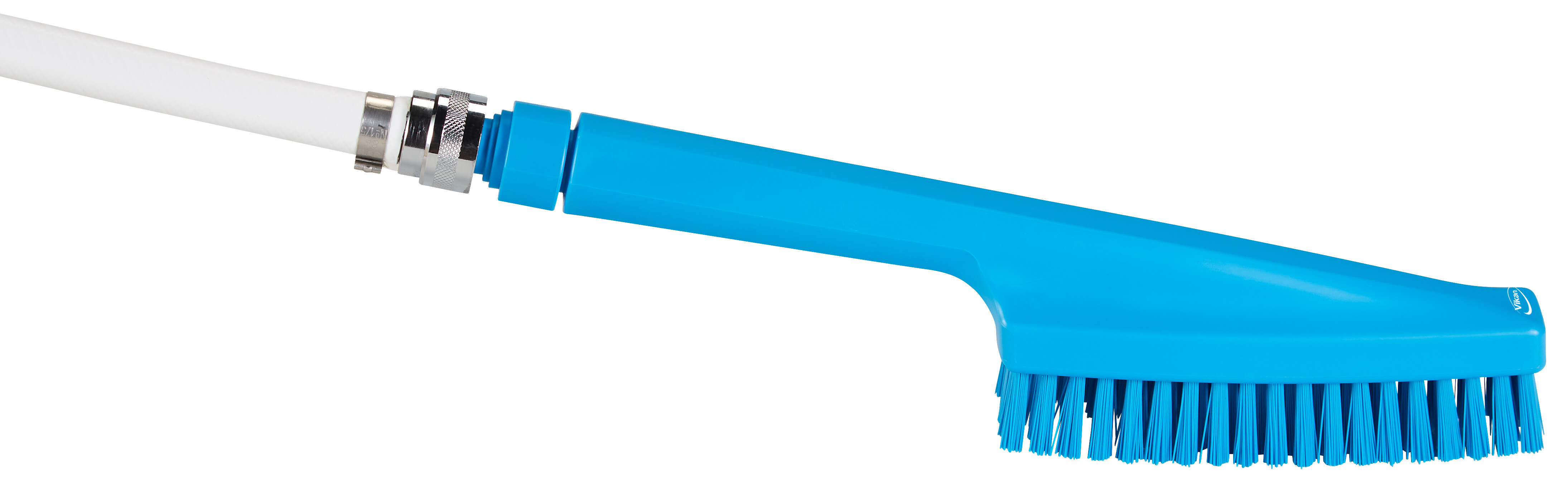 Vikan Hand Brush, waterfed, 330 mm, Hard, Blue