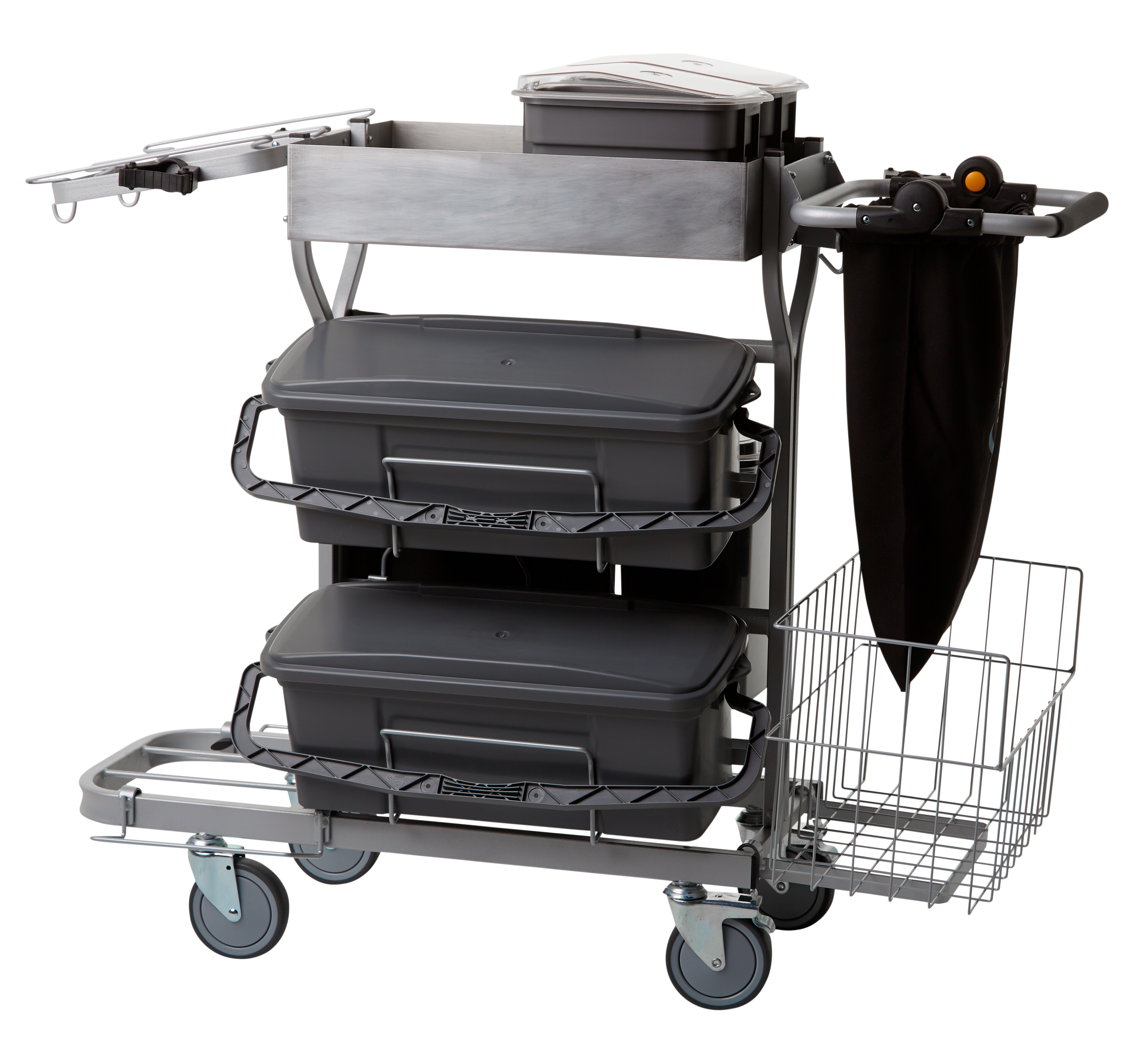 Vikan Compact Cleaning Trolley Plus , 40 cm, Unassembled, Grey