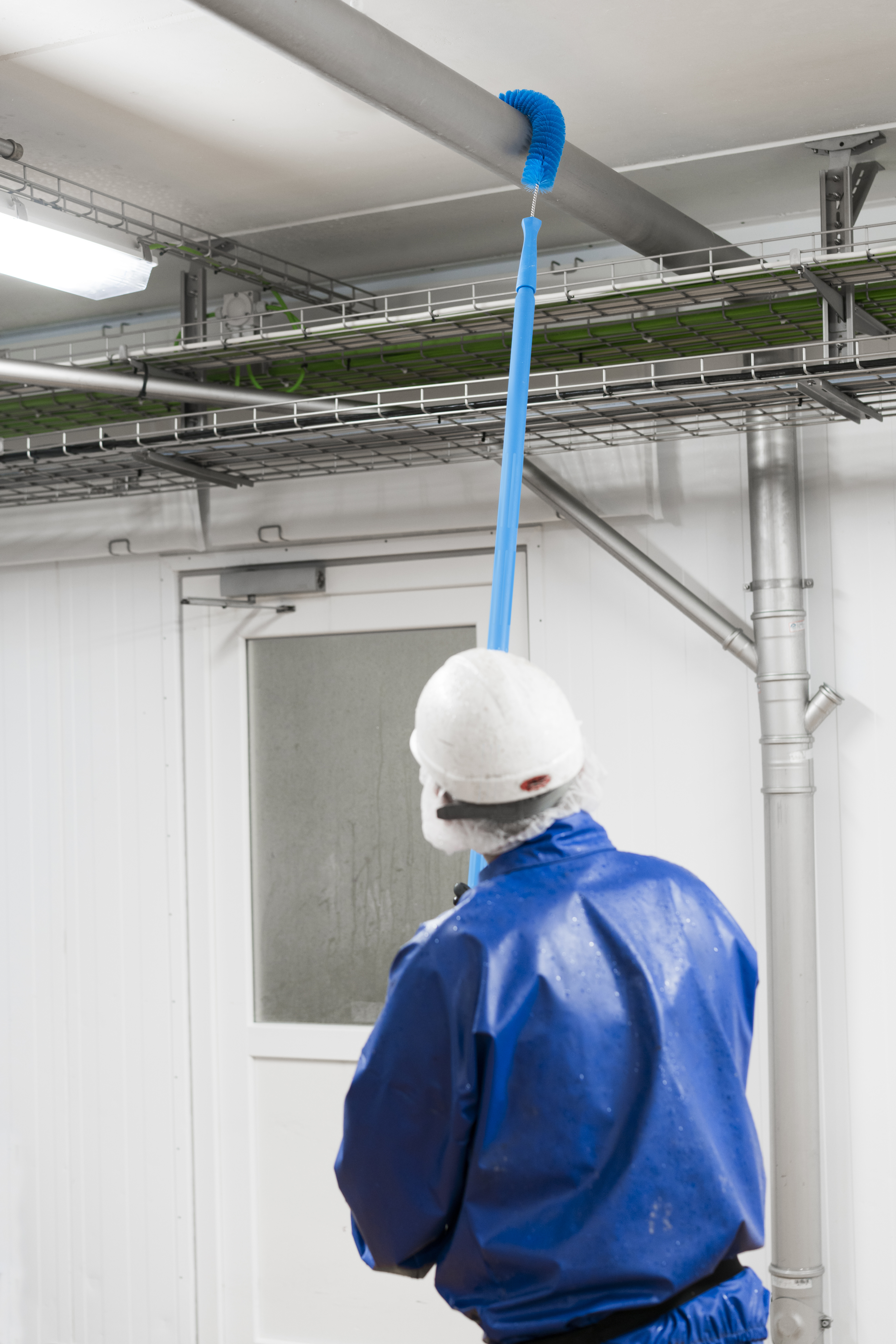 Vikan Ultra Hygienic Handle, Ø32 mm, 1700 mm, Blue