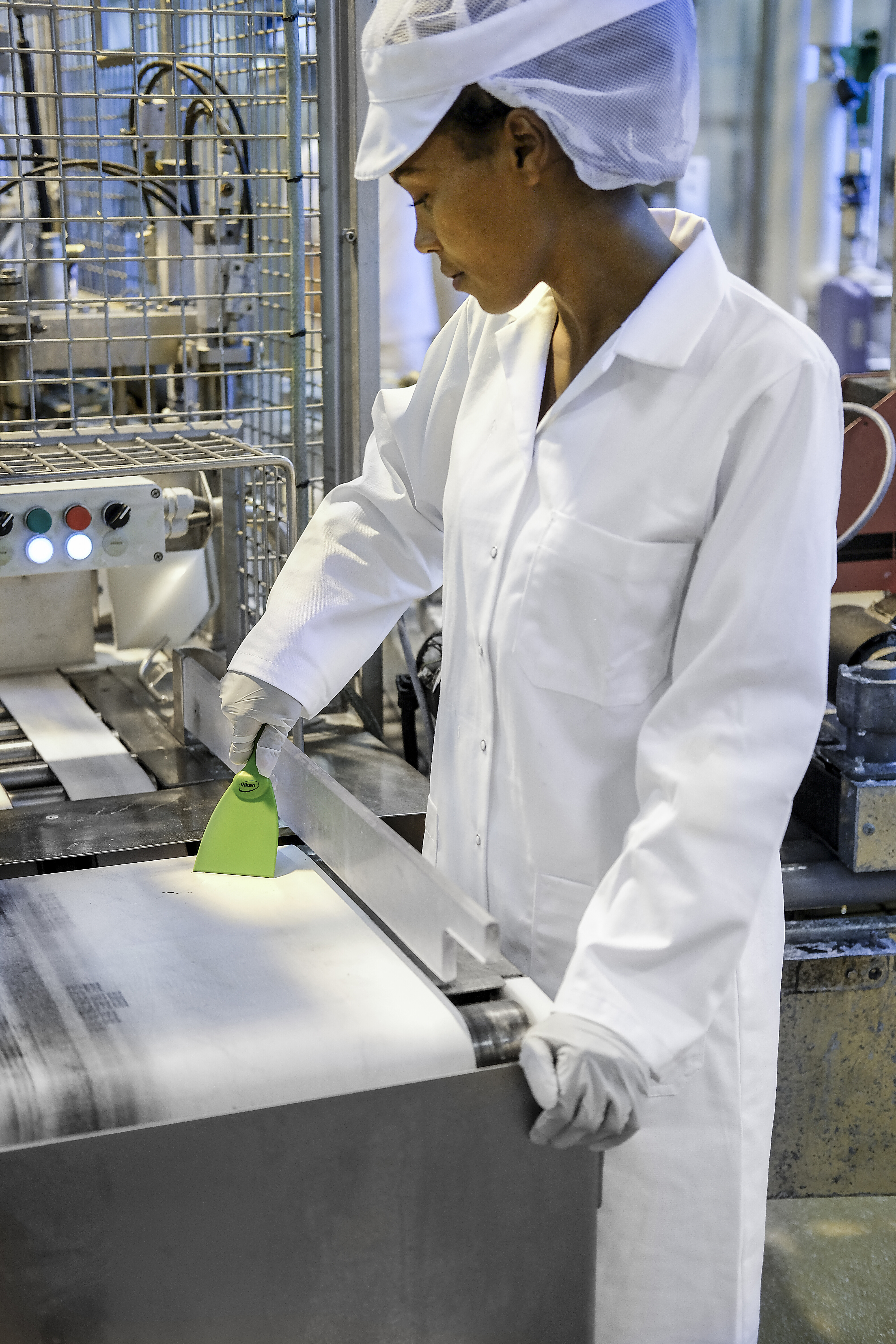 Vikan Hand Scraper, 75 mm, Blue