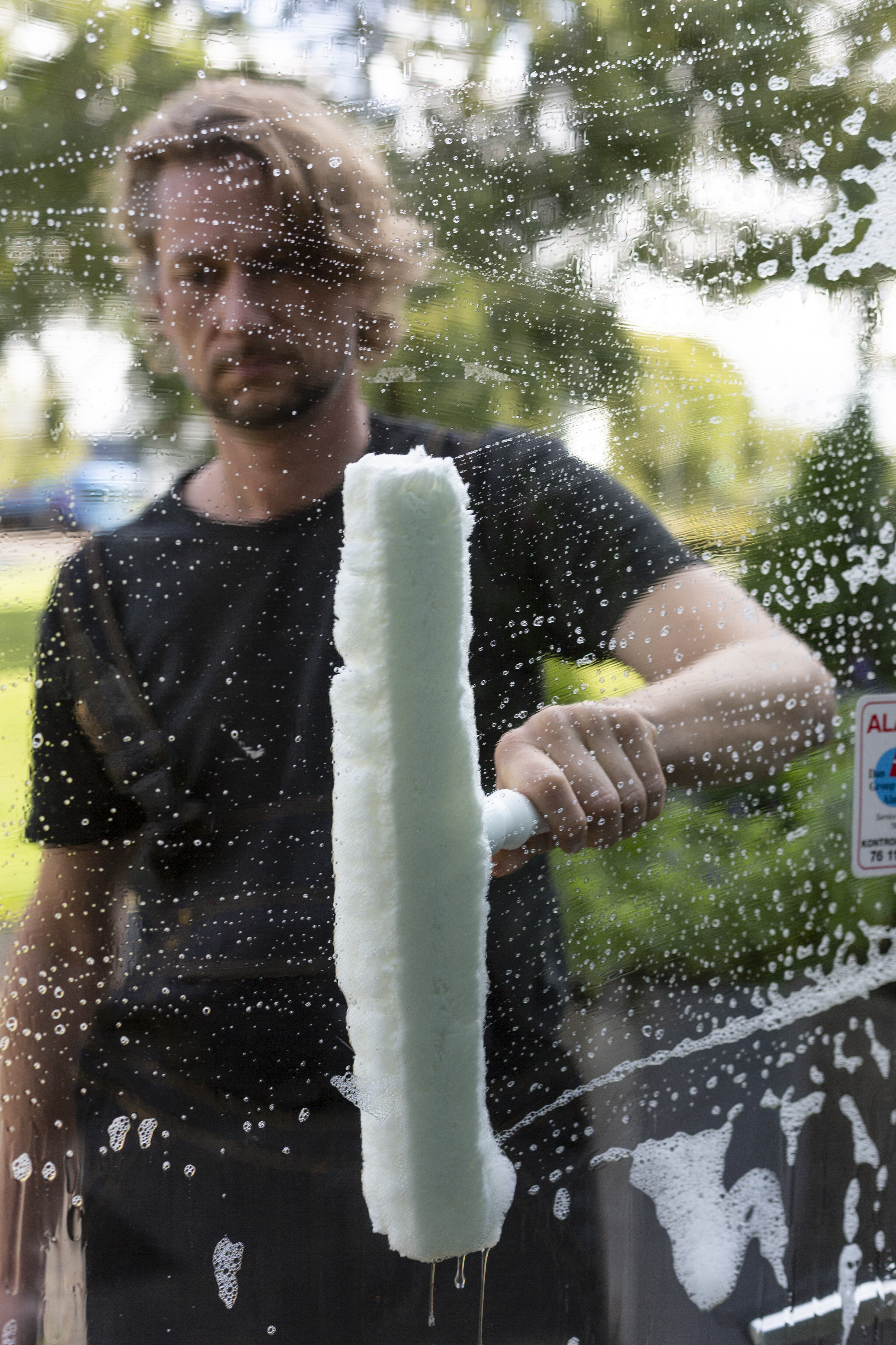 Vikan Holder for wash fleece, 347 mm, White