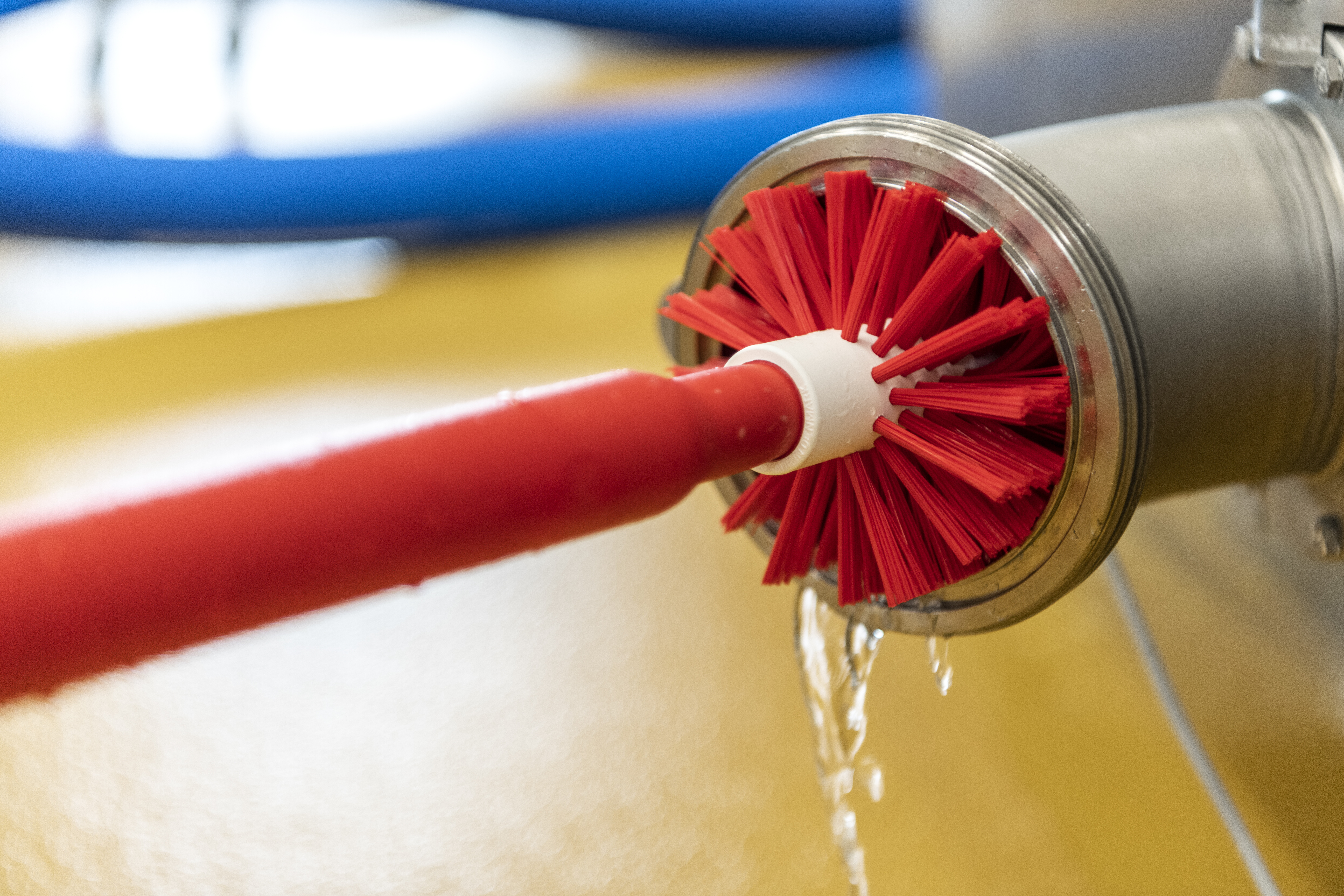 Vikan Pipe Cleaning Brush f/handle, 155 mm, Medium, Blue