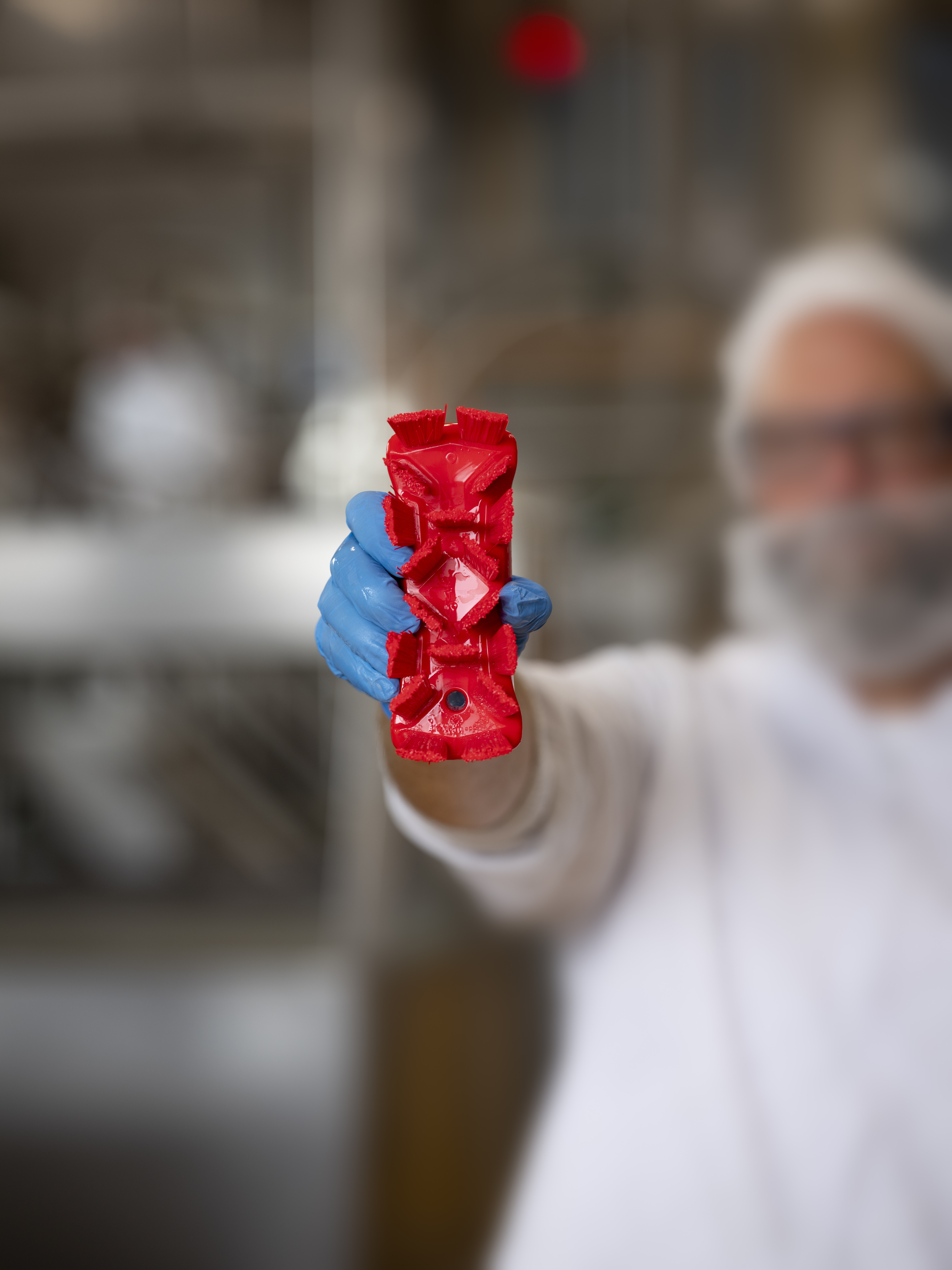 Vikan UST Hand Brush, 176 mm, Hard, Blue