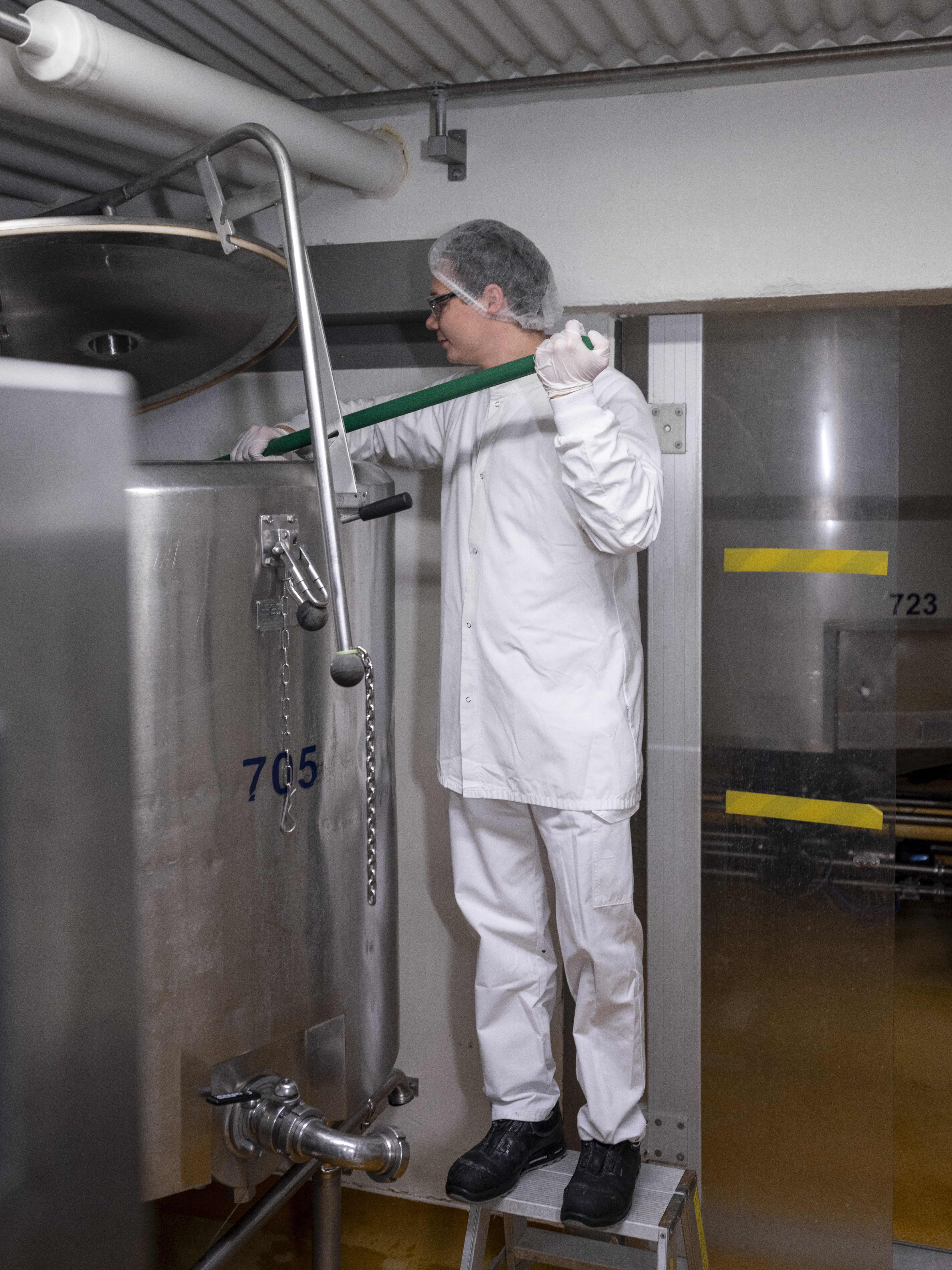 Vikan UST Tank Brush, 190 mm, Hard, Blue