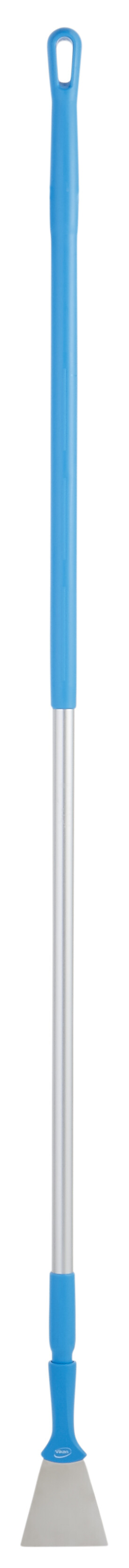 Vikan Stainless Steel Scraper with Threaded Handle, 100 mm, Blue