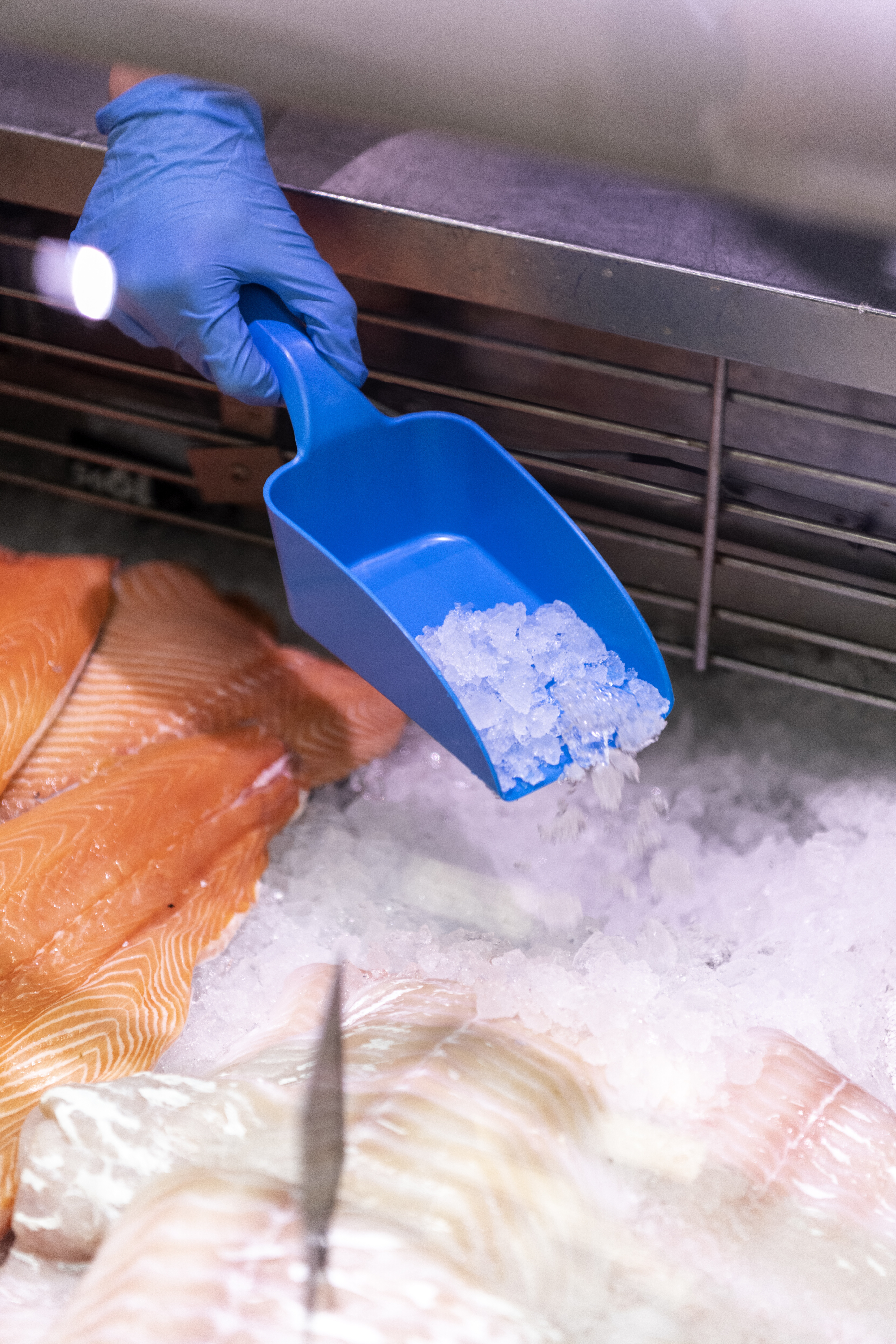 Vikan Hand Scoop, 1 Litre, Blue