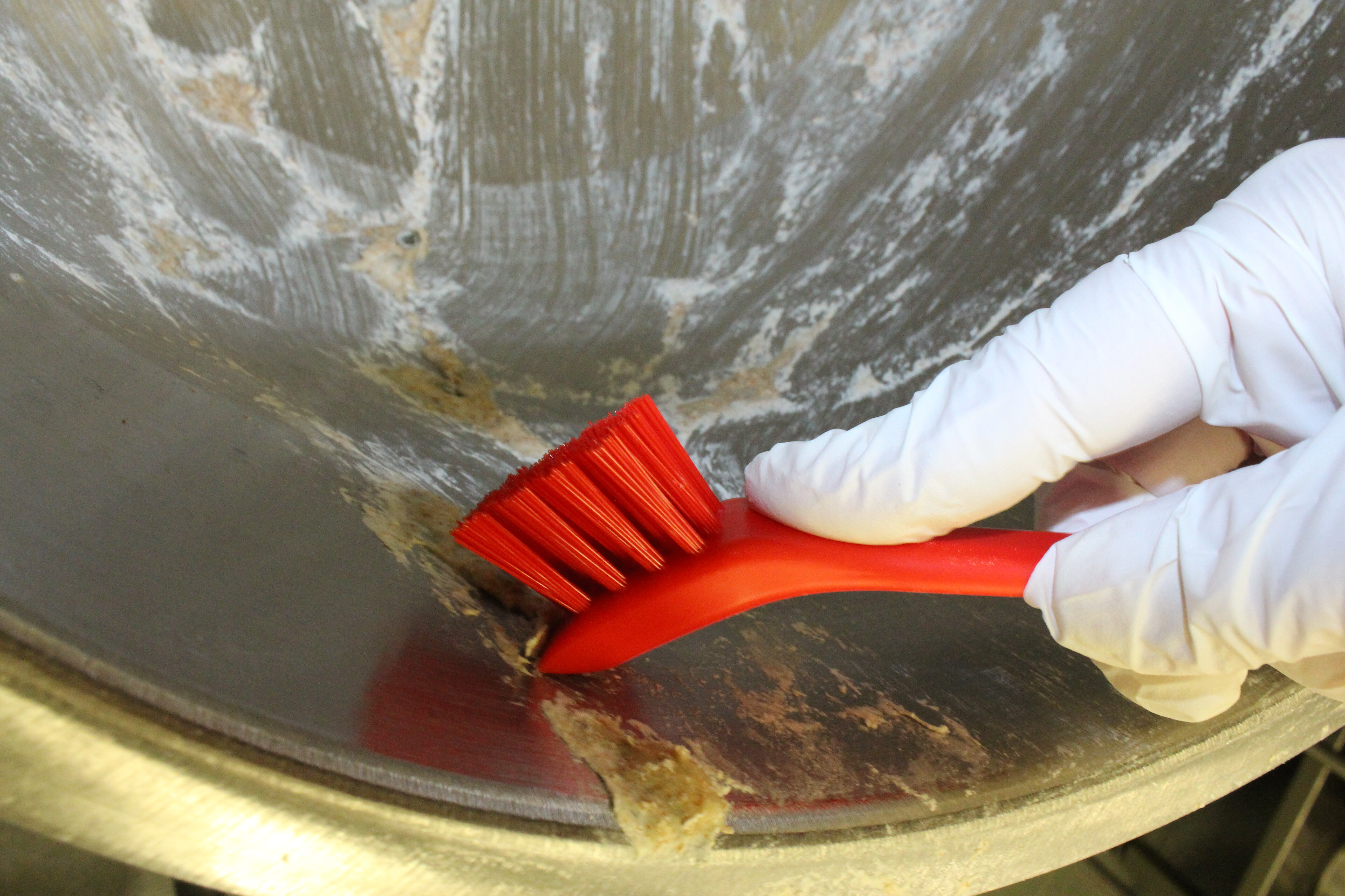 Vikan Detail Brush with Scraping Edge, 150 mm, Hard, Blue