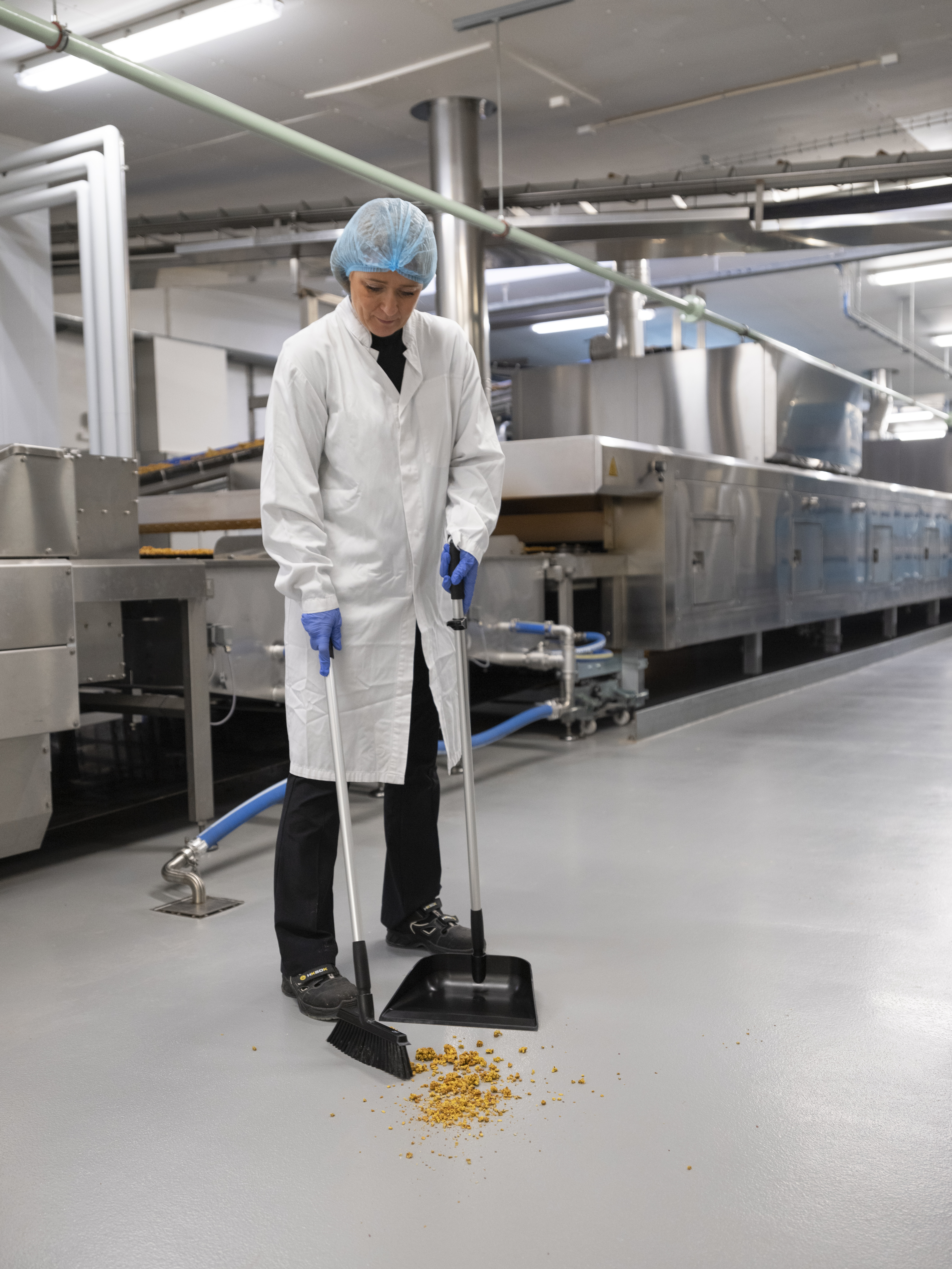 Vikan Upright Dustpan, 330 mm, Blue