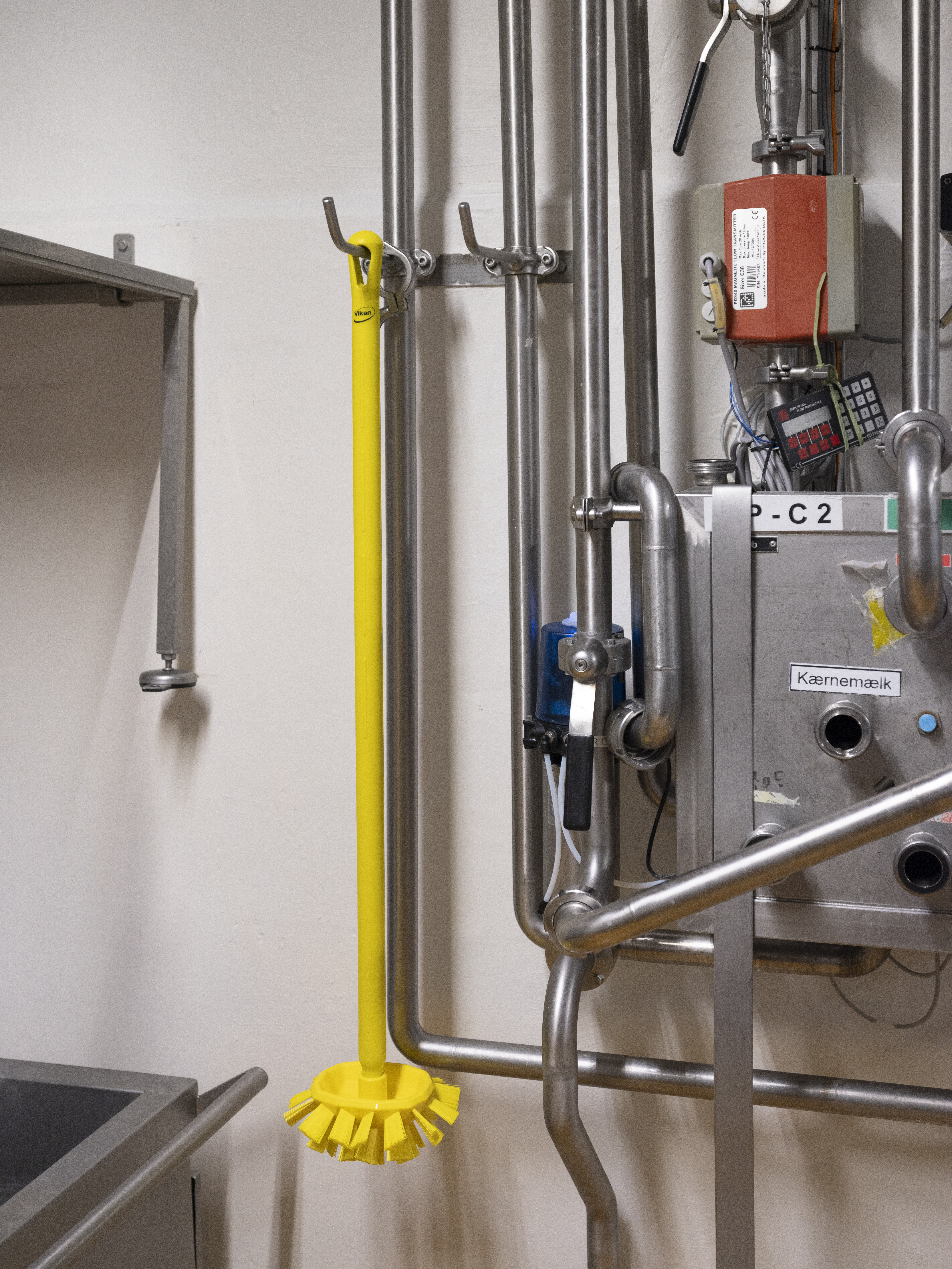 Vikan Ultra Hygienic Handle, Ø32 mm, 1000 mm, Blue