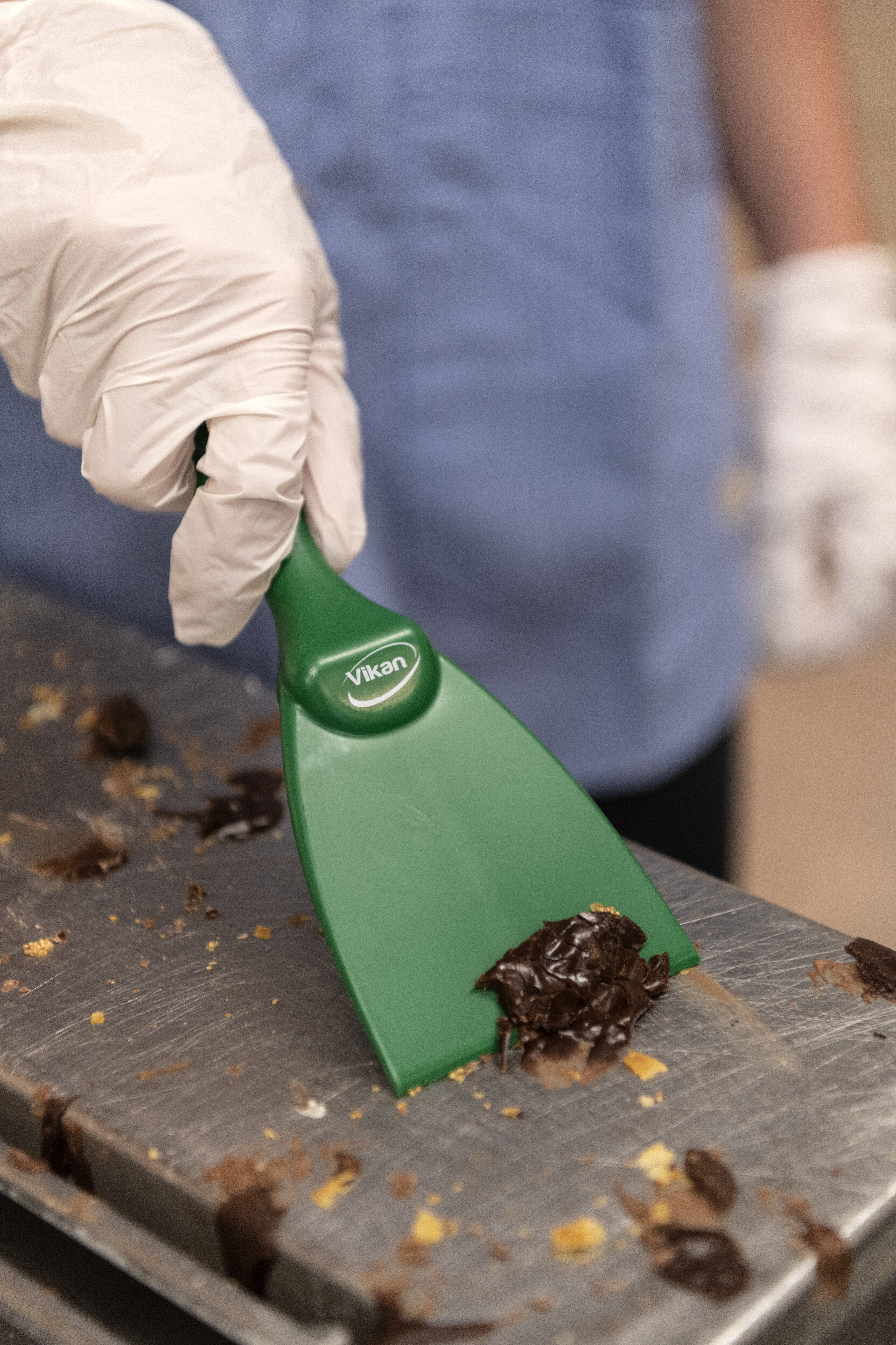 Vikan Hand Scraper, 75 mm, Blue