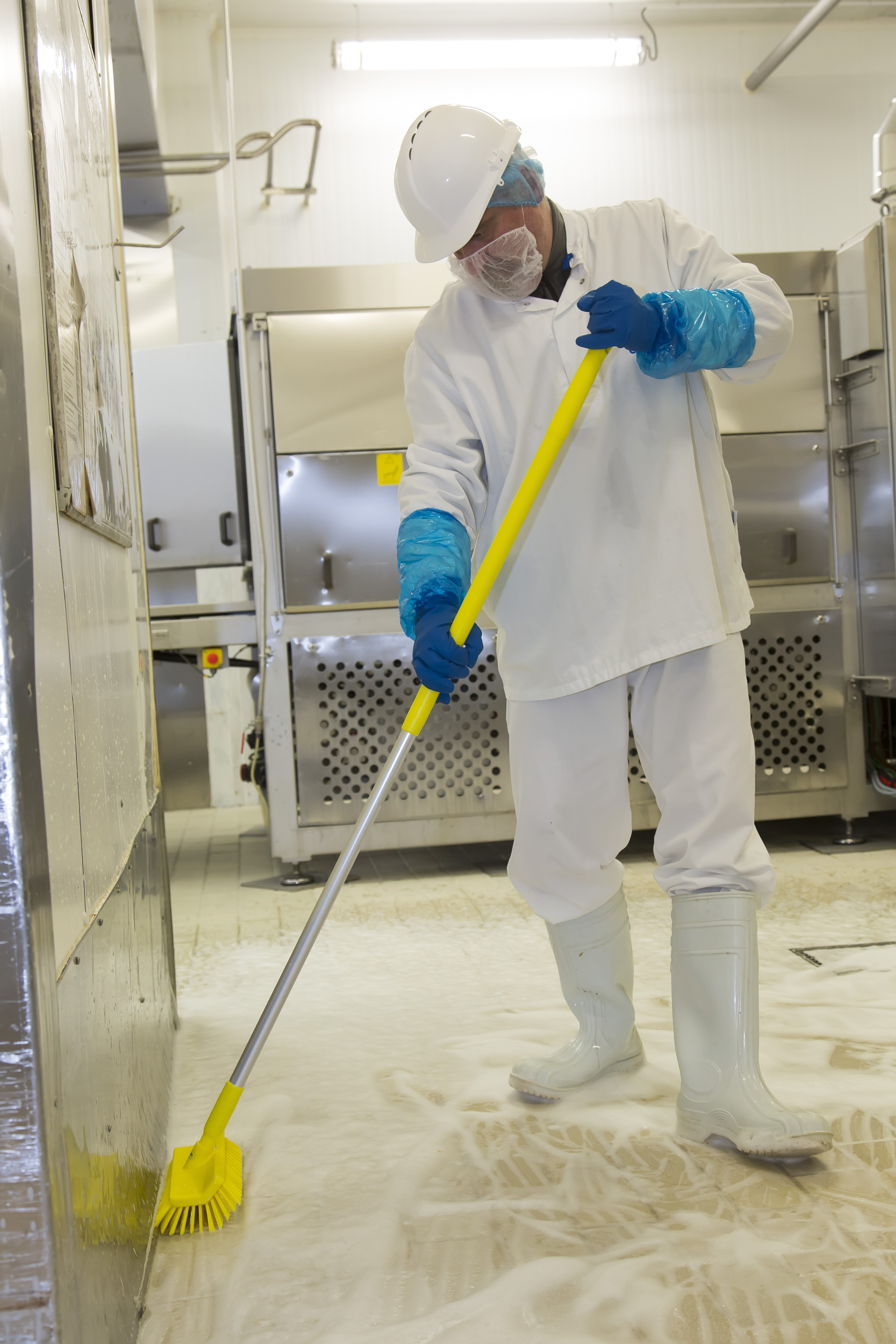 Vikan Aluminum Handle, Ø31 mm, 1510 mm, Blue