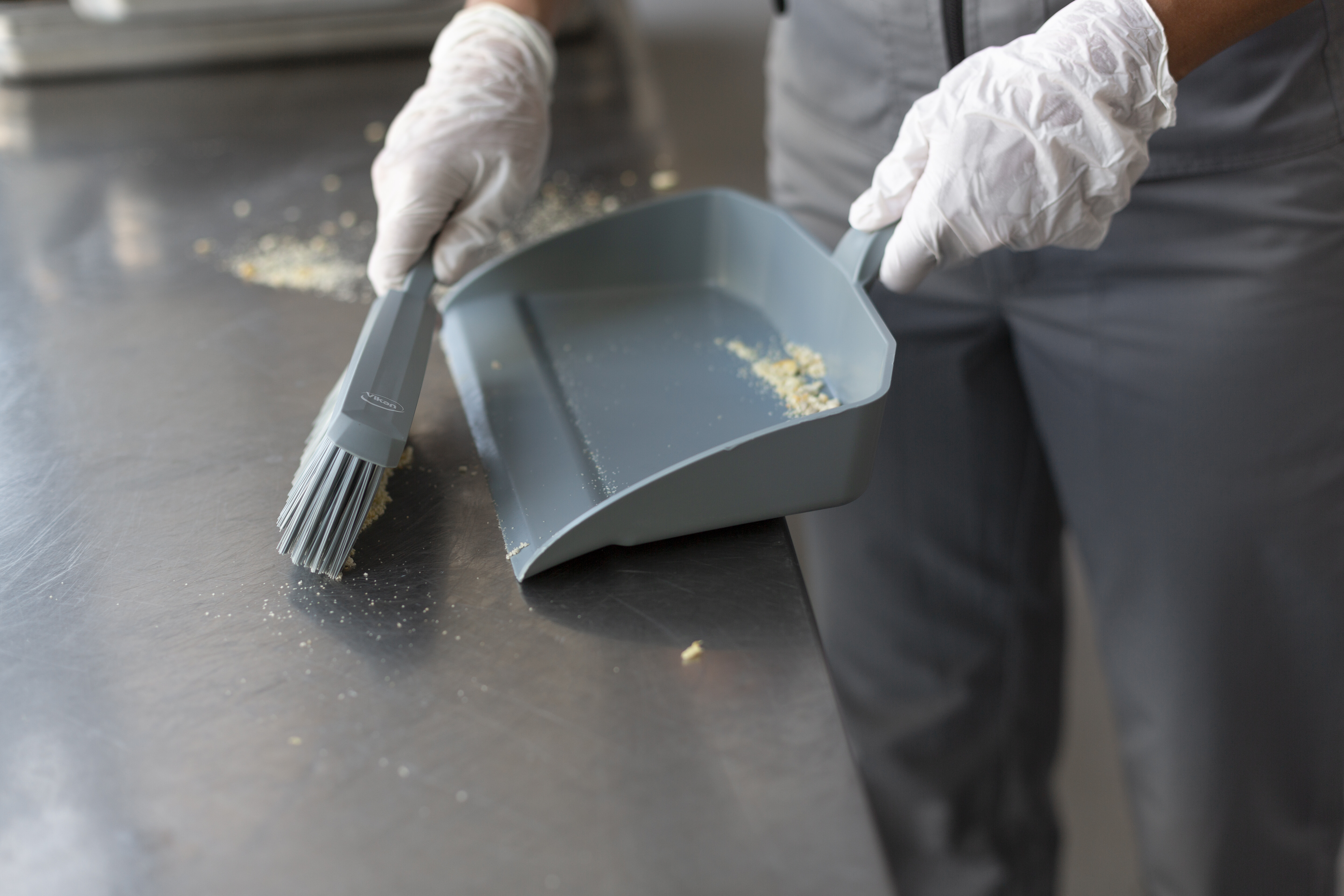 Vikan Hand Brush, 330 mm, Soft, Blue