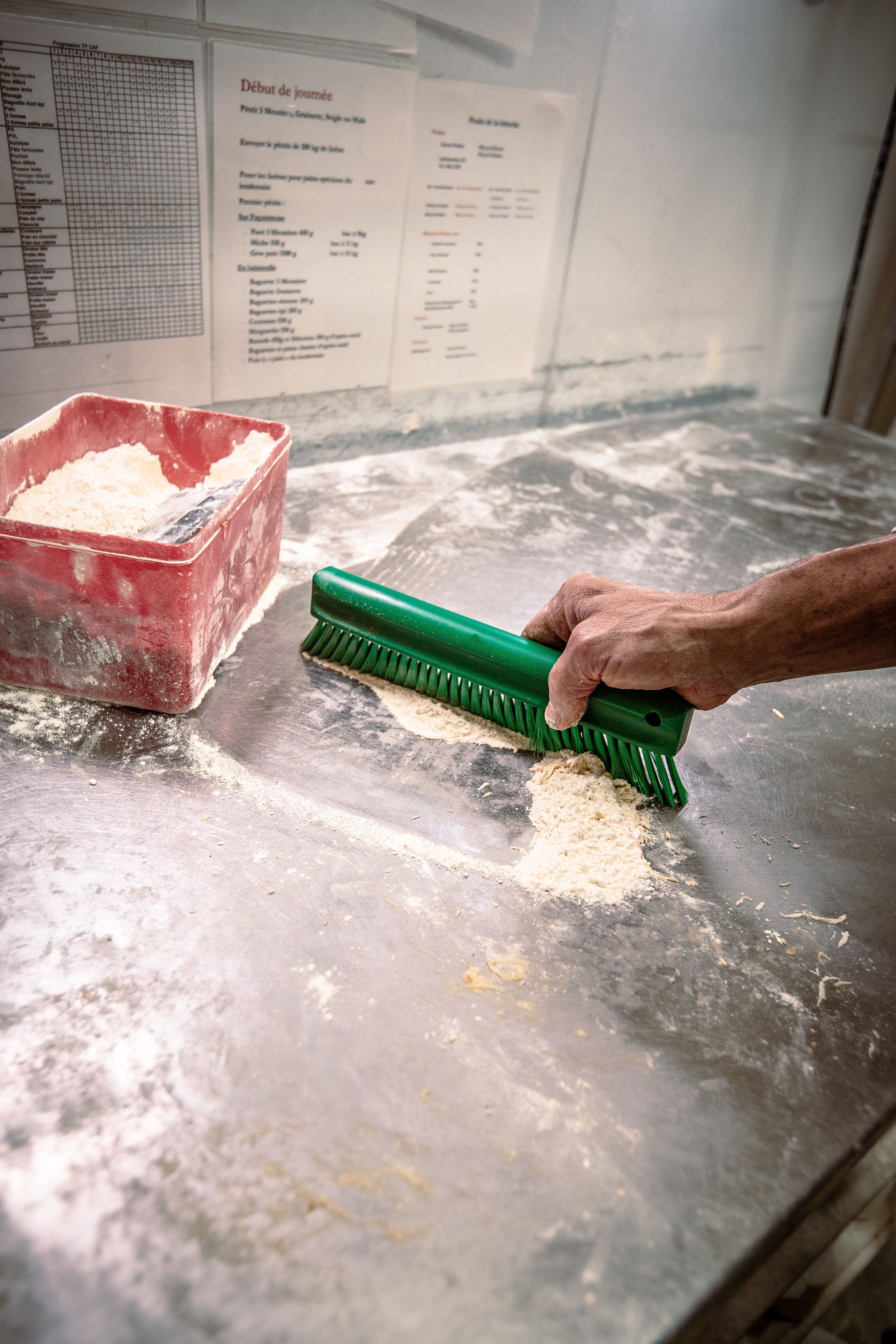 Vikan Powder Brush, 300 mm, Soft, Blue