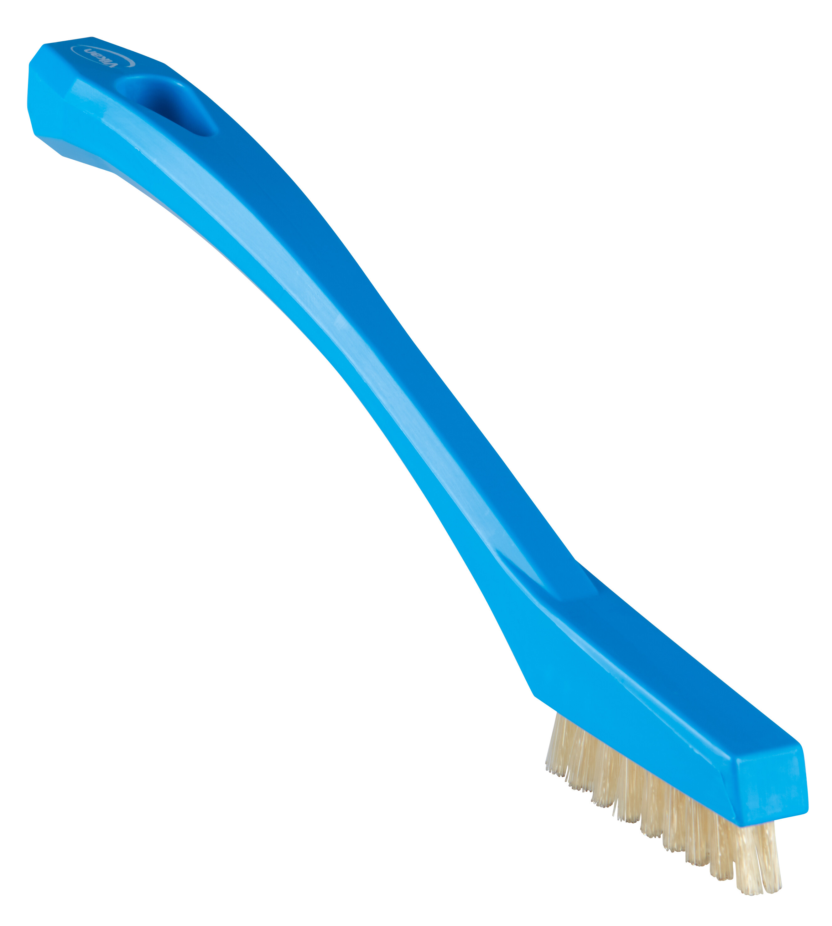 Vikan Detail Brush with heat resistant filaments, 205 mm, Very hard, Blue