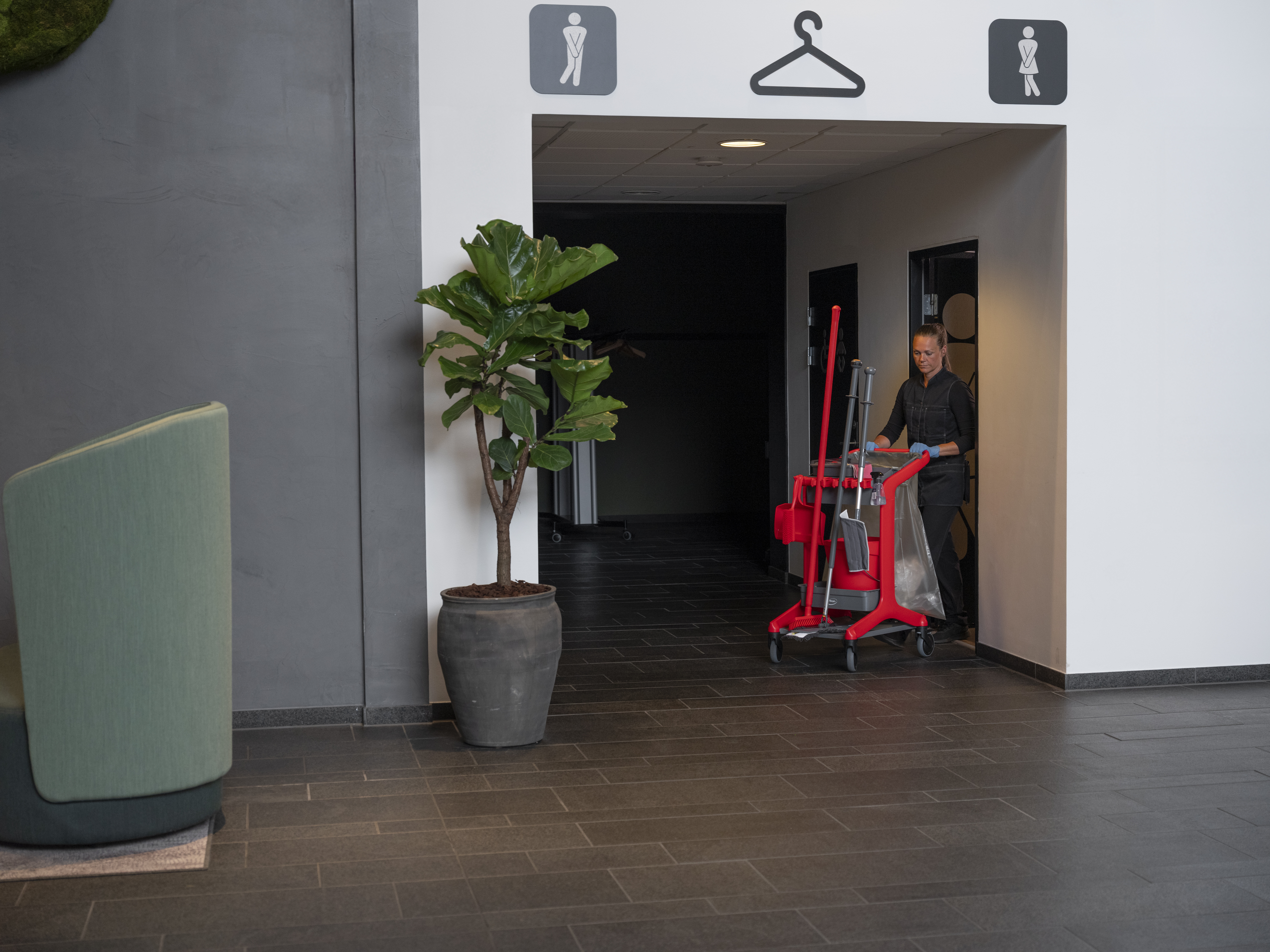 Vikan HyGo Mobile Cleaning Station, 780 mm, Blue