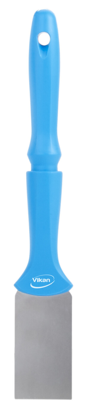 Vikan Stainless Steel Scraper with Threaded Handle, 50 mm, Blue