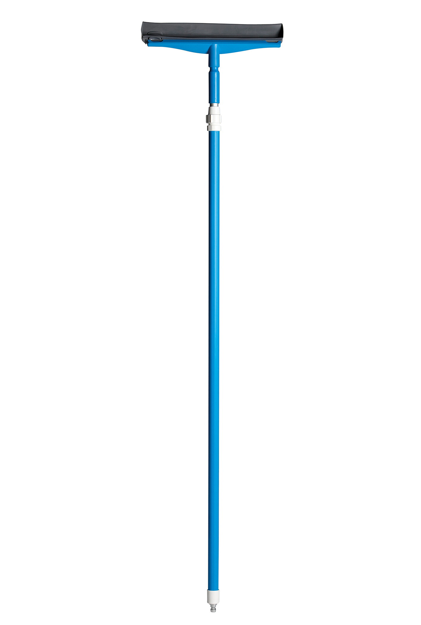 Vikan Aluminum Telescopic Handle, waterfed, w/Metal Nozzle (Q), 1600 - 2780 mm, Ø32 mm, Blue