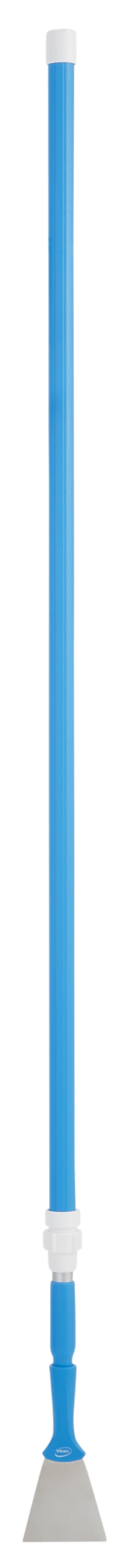 Vikan Stainless Steel Scraper with Threaded Handle, 100 mm, Blue