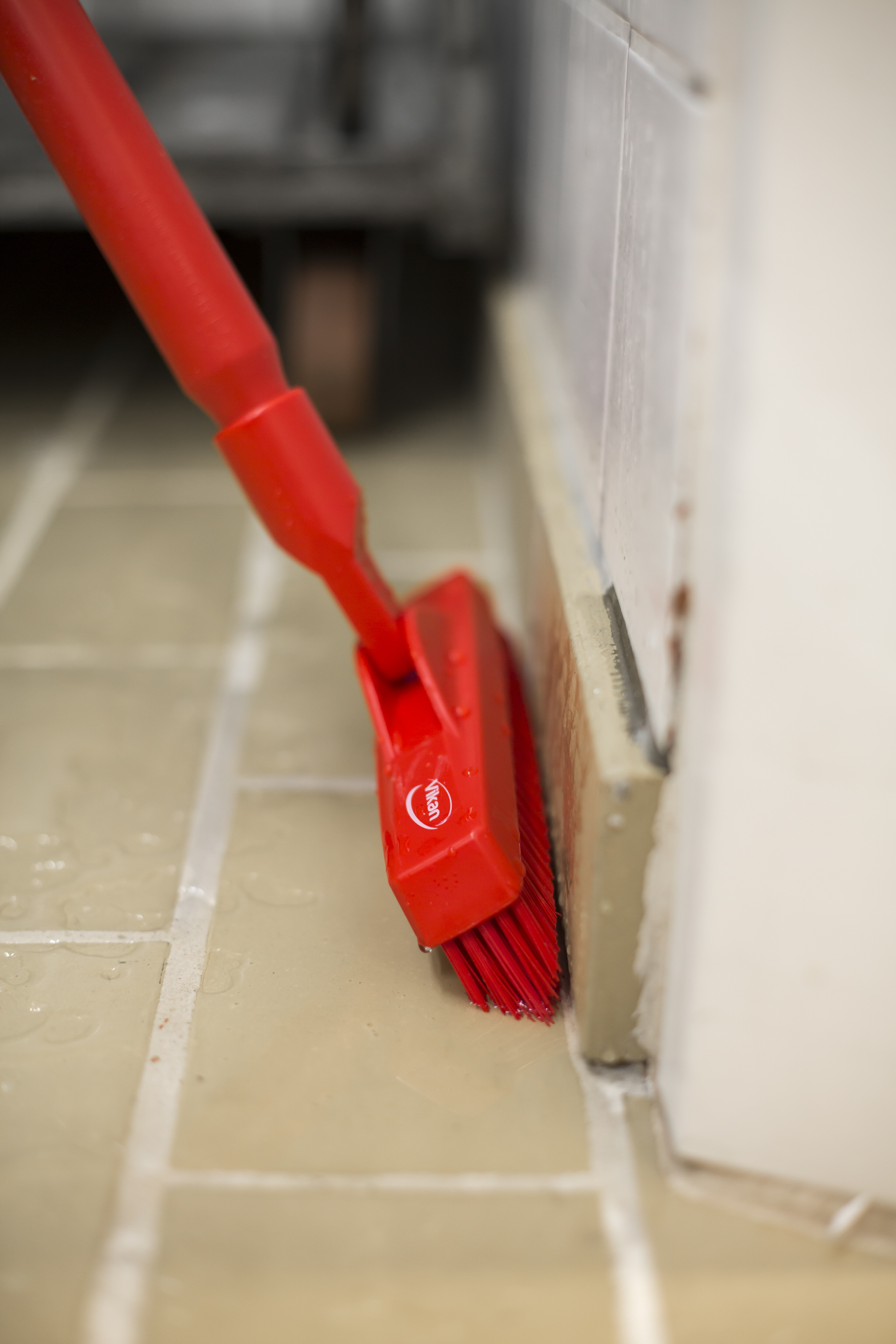 Vikan Crevice Scrub, 225 mm, Very hard, Blue