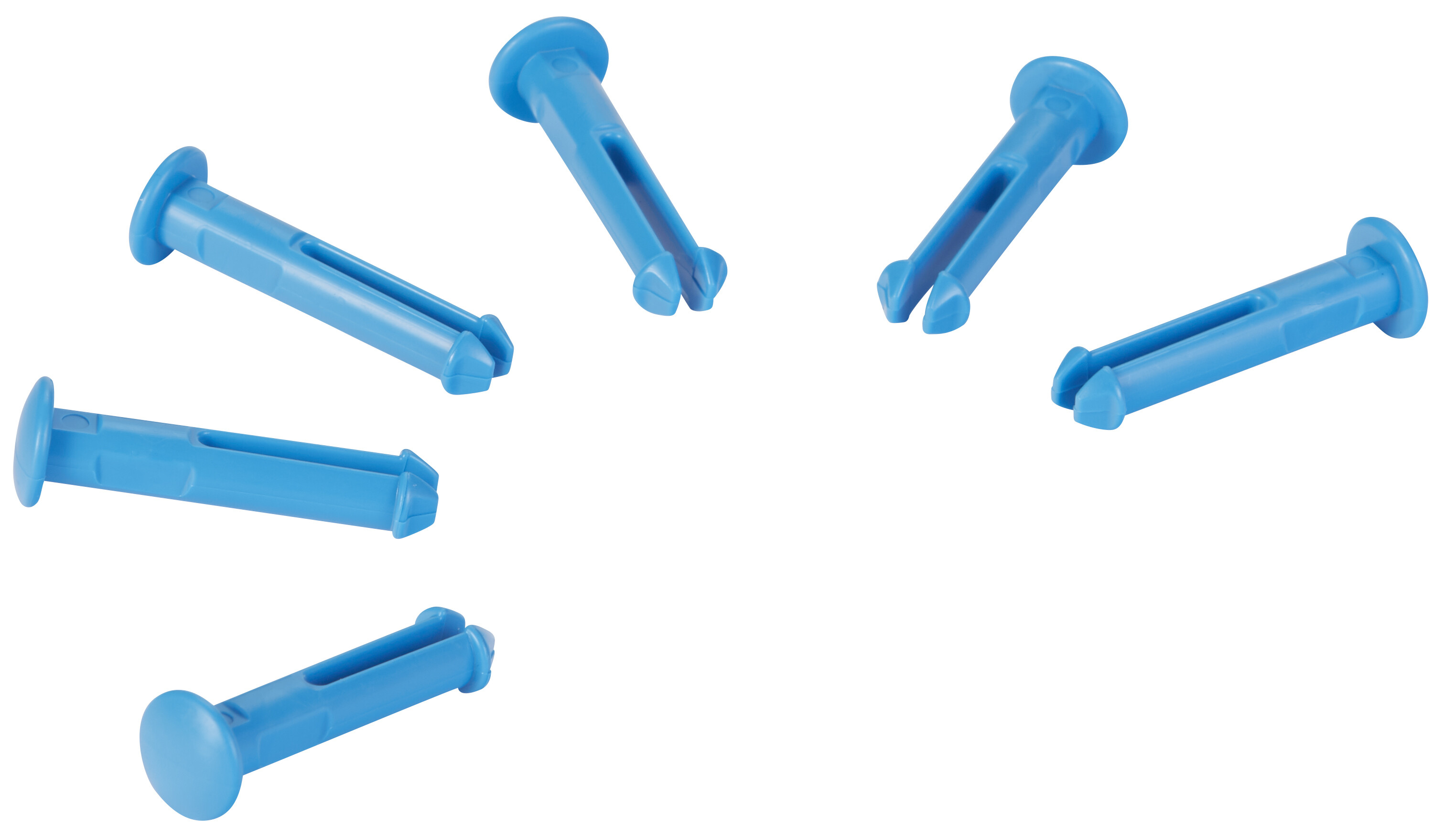 Vikan 6 Spare part pins for 1011x  & 1013x,Blue