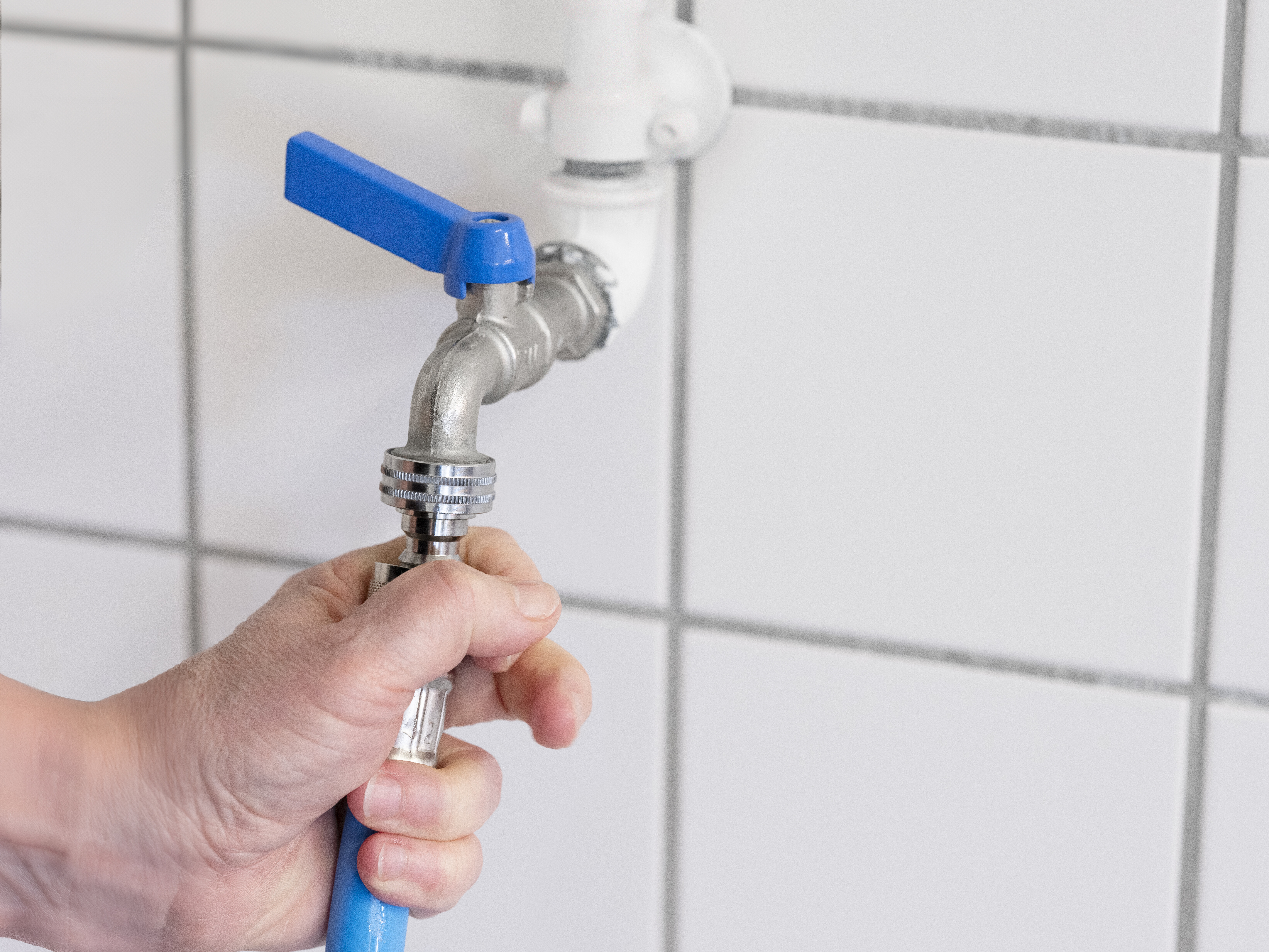 Vikan Hot Water Hose, 1/2" (Q), 10000 mm, Blue