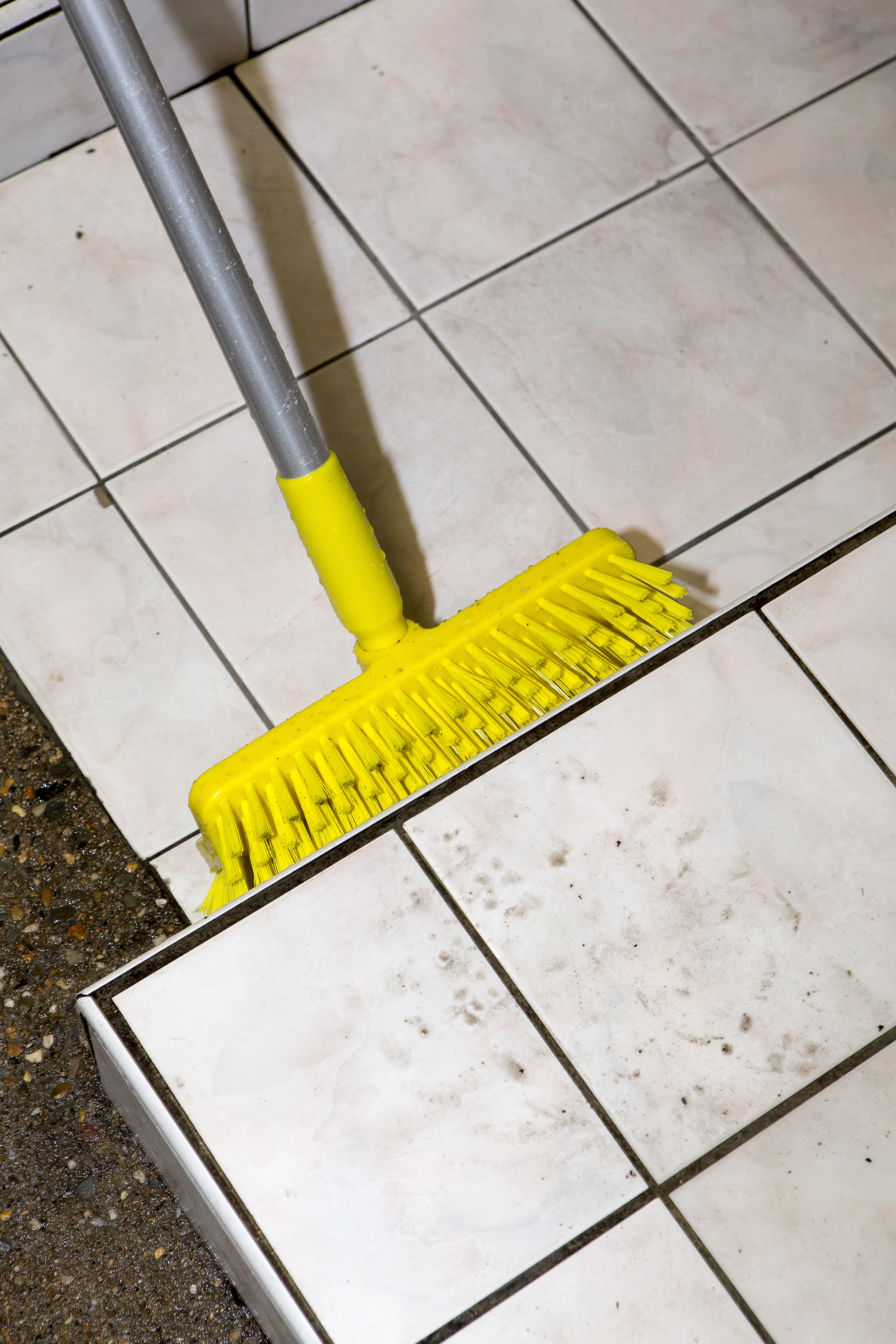 Vikan High-Low Brush, 265 mm, Medium, Blue