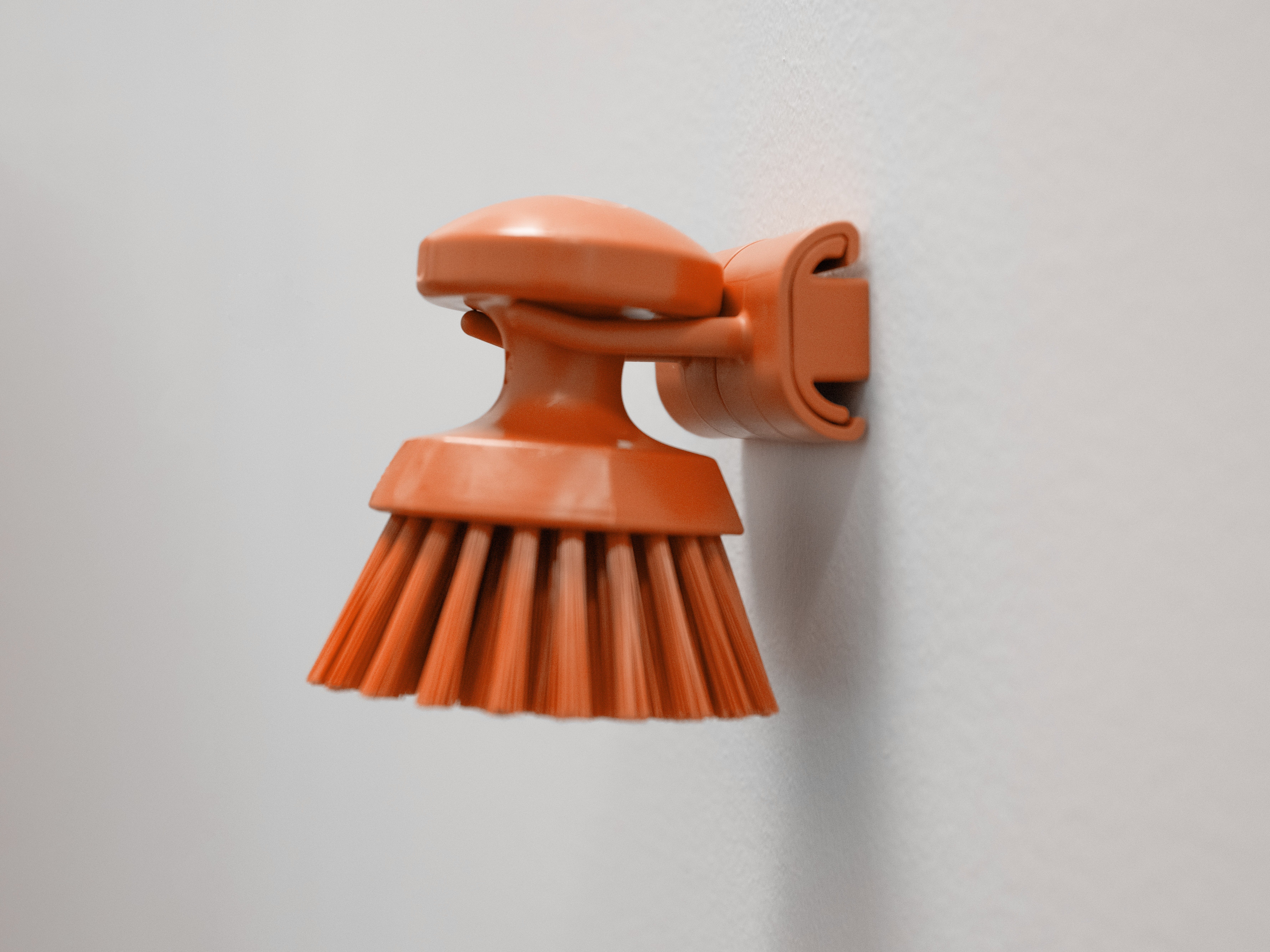 Vikan, Hygienic Wall Bracket, Double Hook Module, 82 mm, Blue