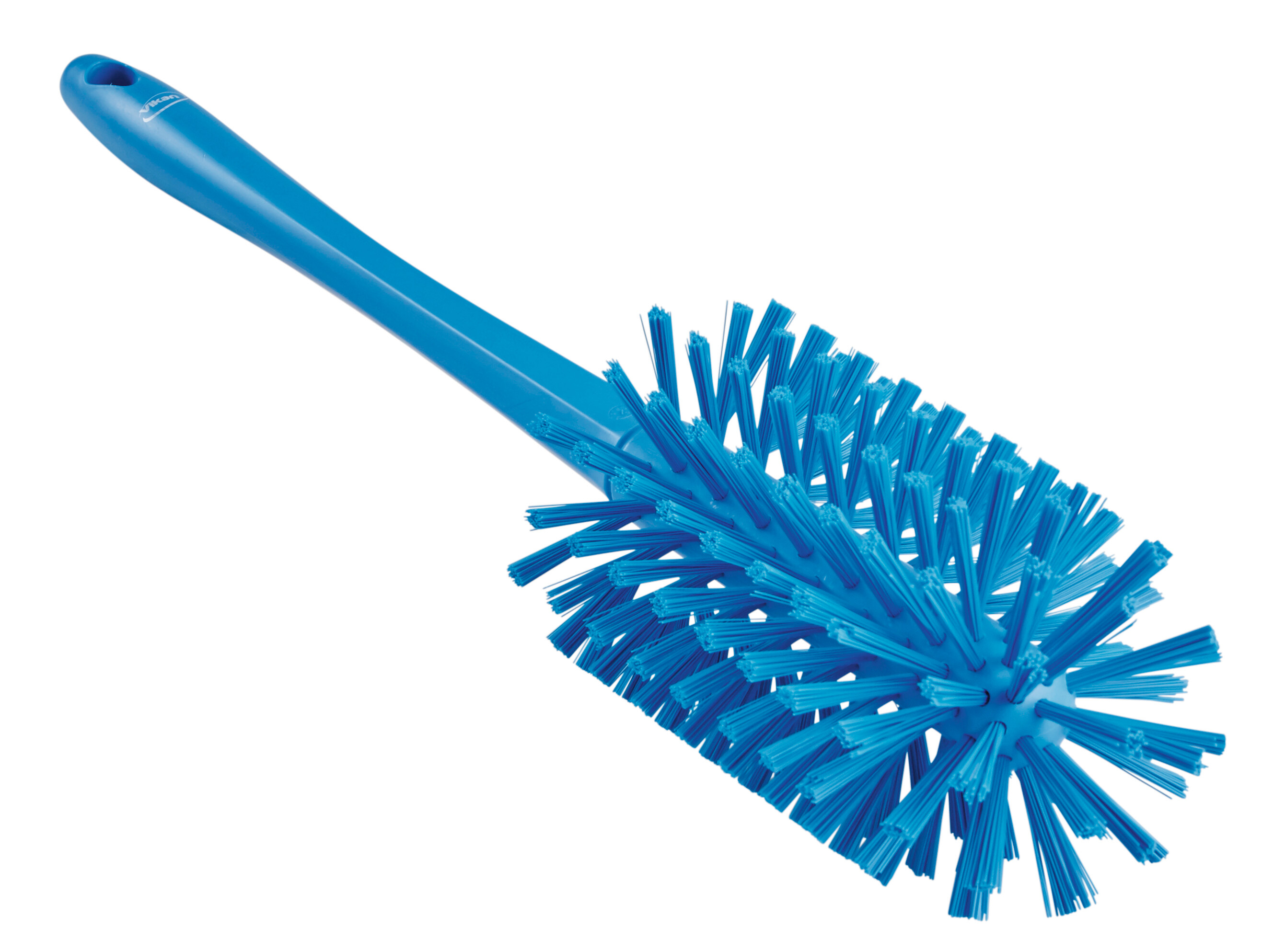 Vikan Pipe Brush w/handle, one piece, 430 mm, Medium/hard, Blue