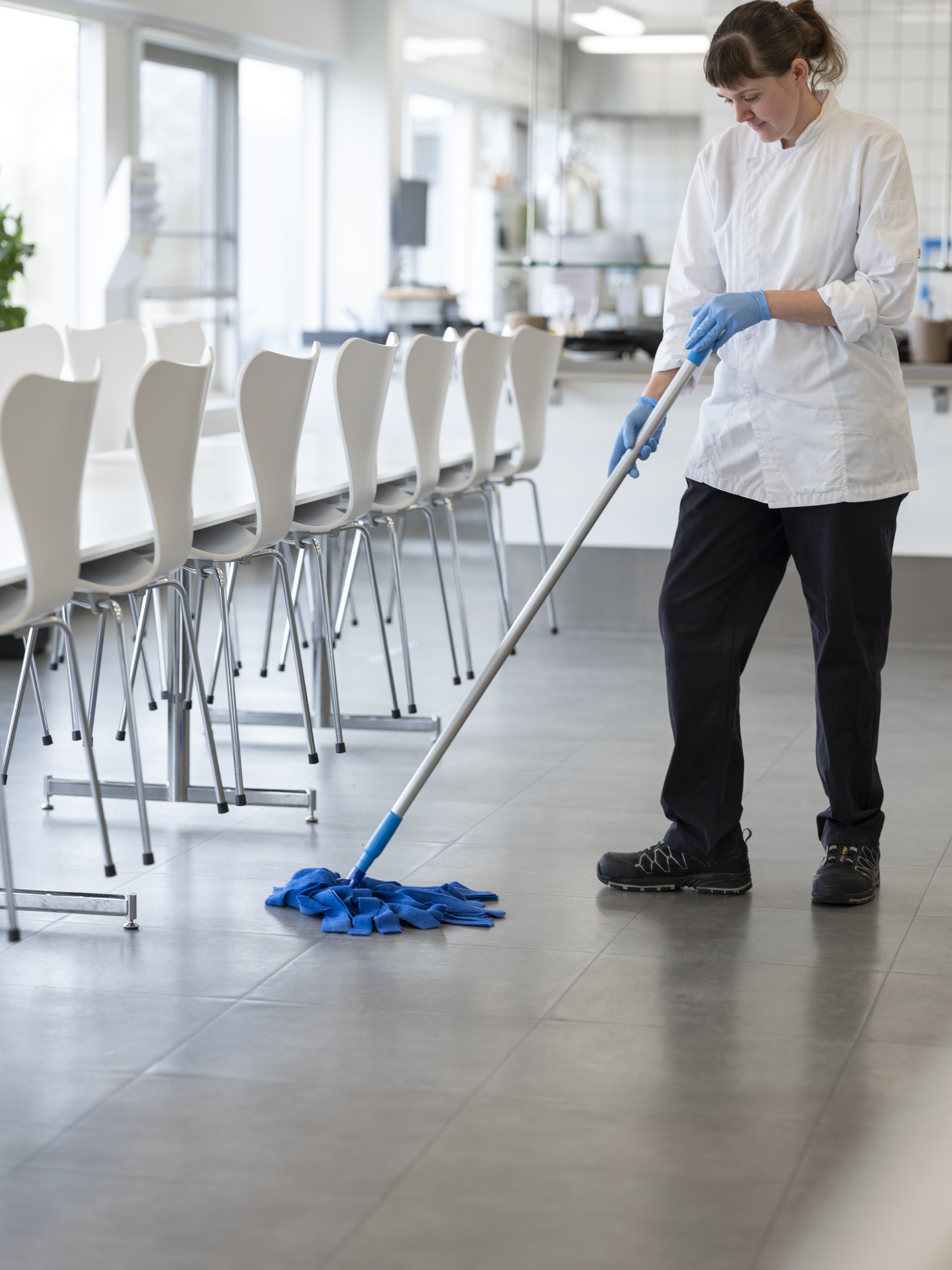 Microfibre socket mop, 200g, Blue