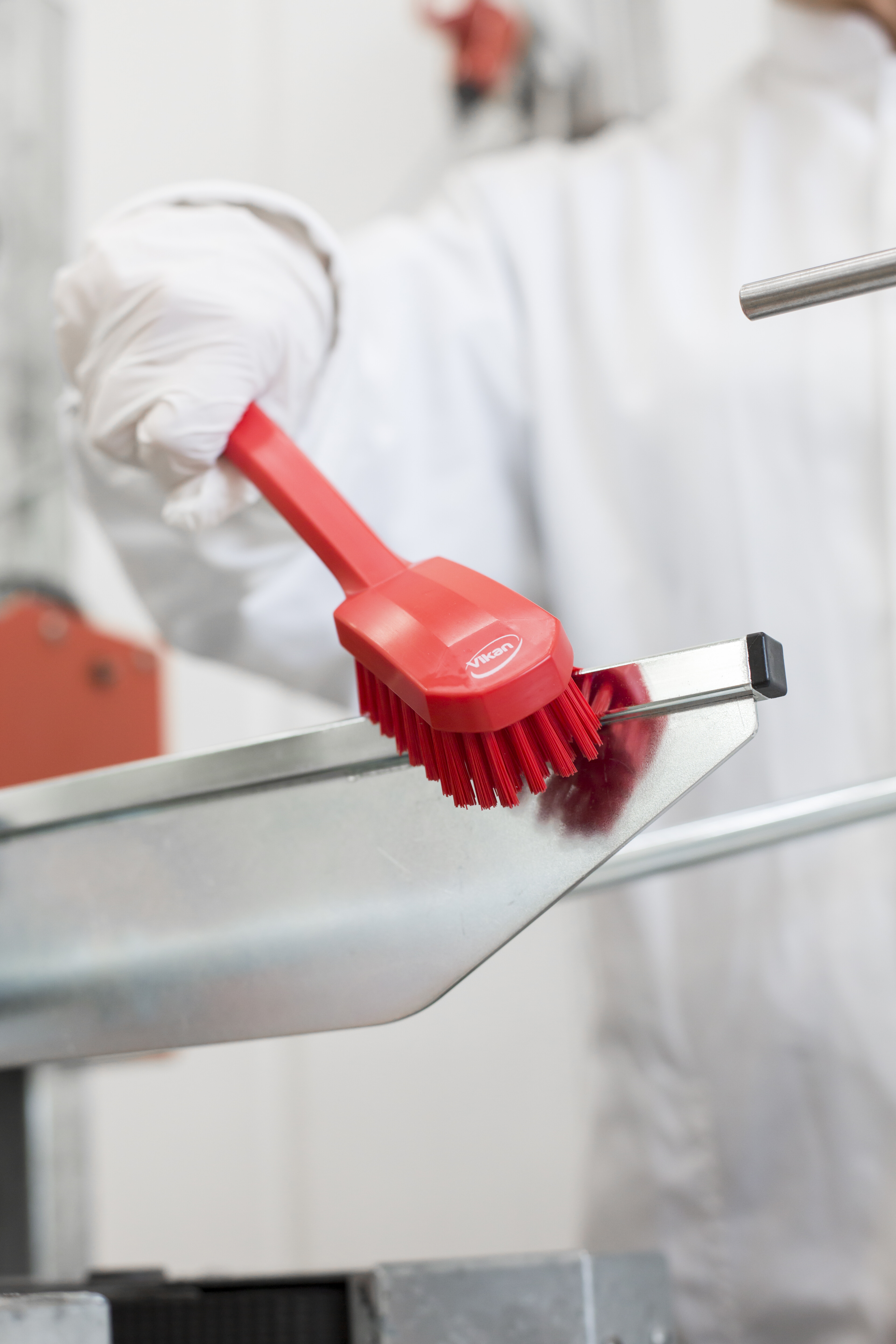 Vikan Utility Brush, 260 mm, Medium, Blue