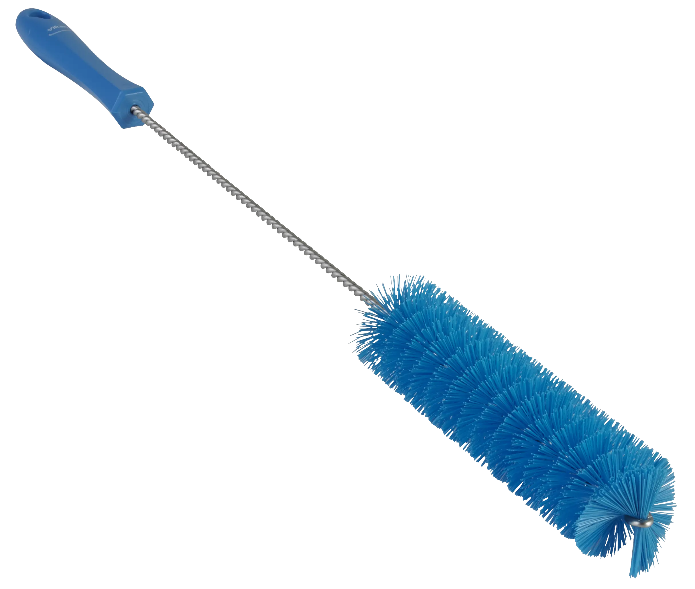 Tube Brush, 1.6", 19.7", Stiff, Blue