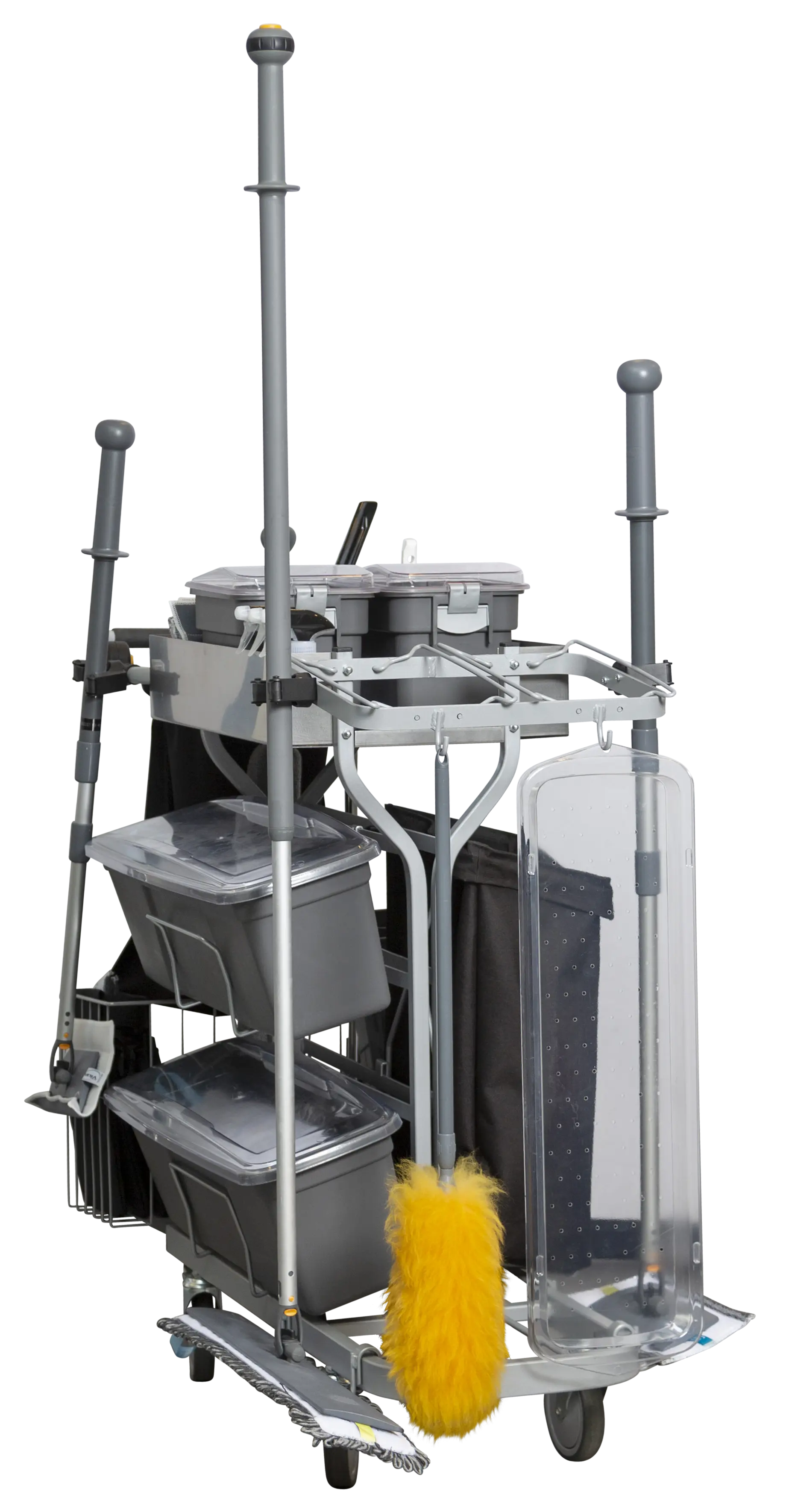 Restroom Cleaning Package, System Size 60 cm, Grey