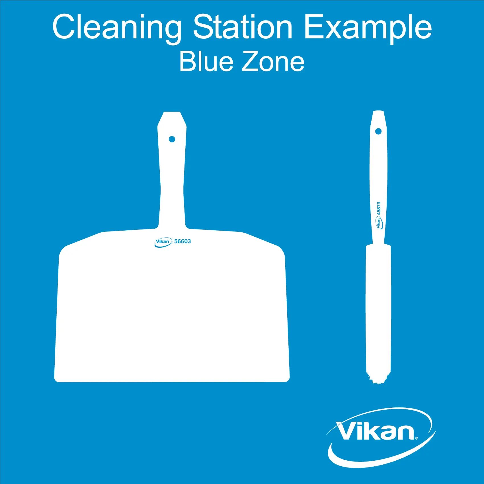 Shadow Board excl. Spacers, White Shadows, H600mm x W600mm