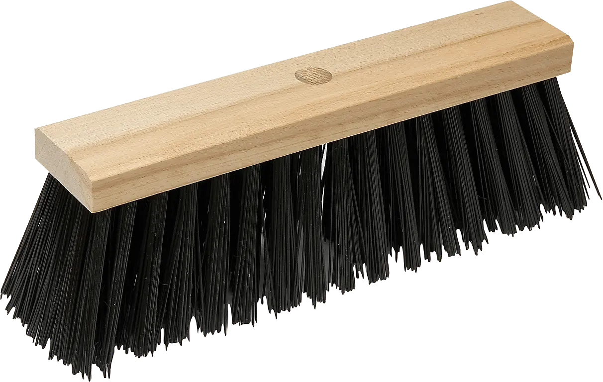 Utomhusborste m/hål till skaft, FSC® 100% PBN-COC-059222, 400 mm, Hård, Trä